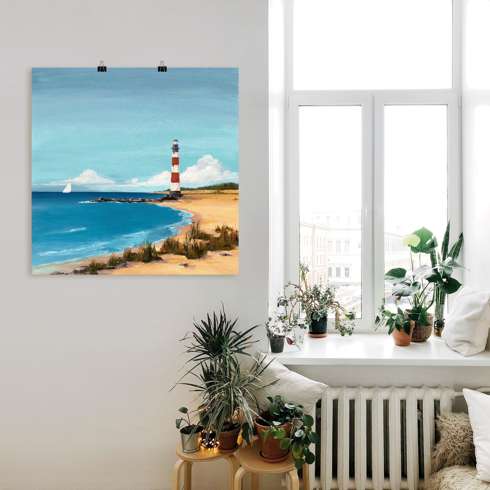 Artland Poster Zandpunt als artprint op linnen, muursticker of poster in verschillende maten