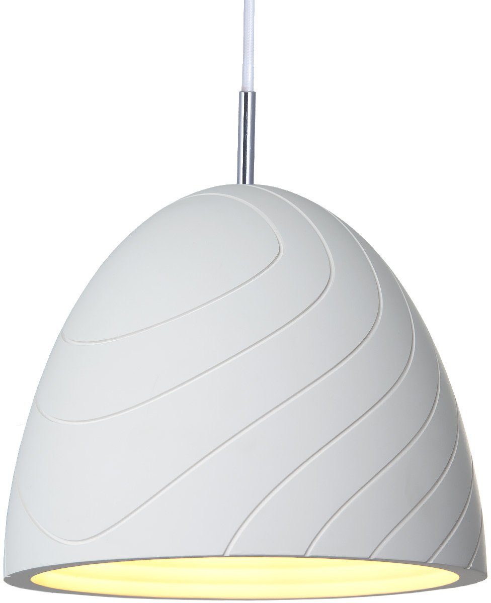 paco home hanglamp grip led, e27, lamp voor woonkamer eetkamer keuken, in hoogte verstelbaar wit