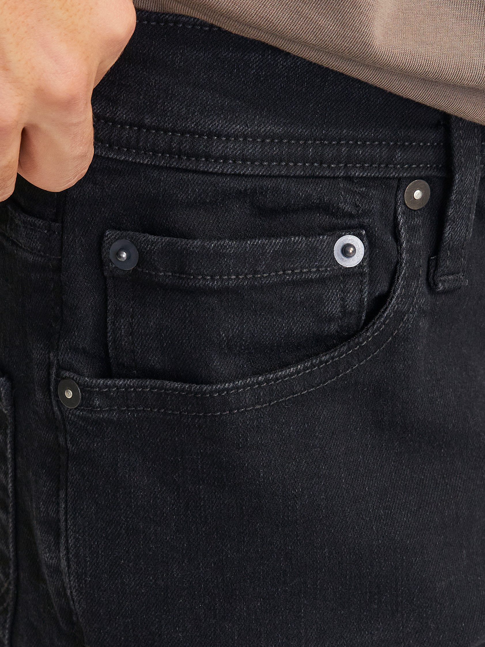 Jack & Jones Tapered jeans JJIMIKE JJORIGINAL SQ 223 Stonewashed voor een used-look met vervaagde effecten