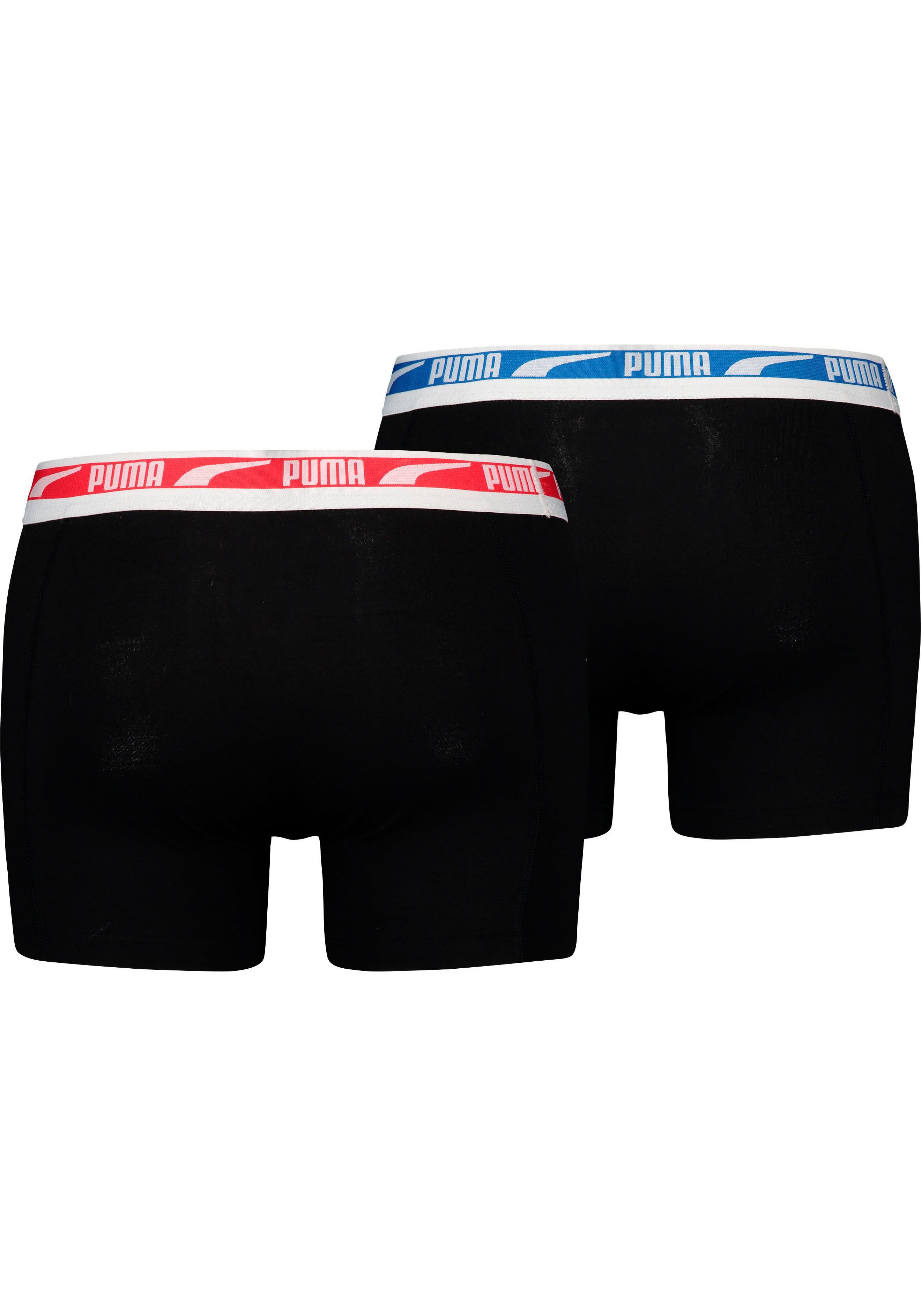 PUMA Boxershort MEN MULTI LOGO BOXER 2P (Set van 2)