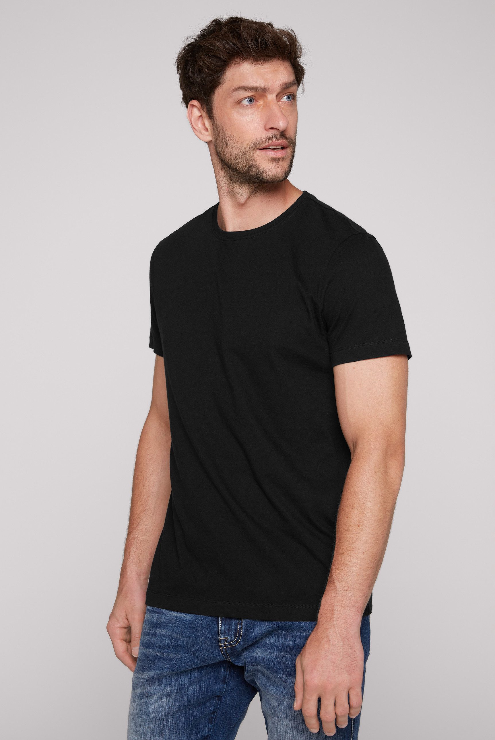 CAMP DAVID T-shirt in 2-pack met ronde hals