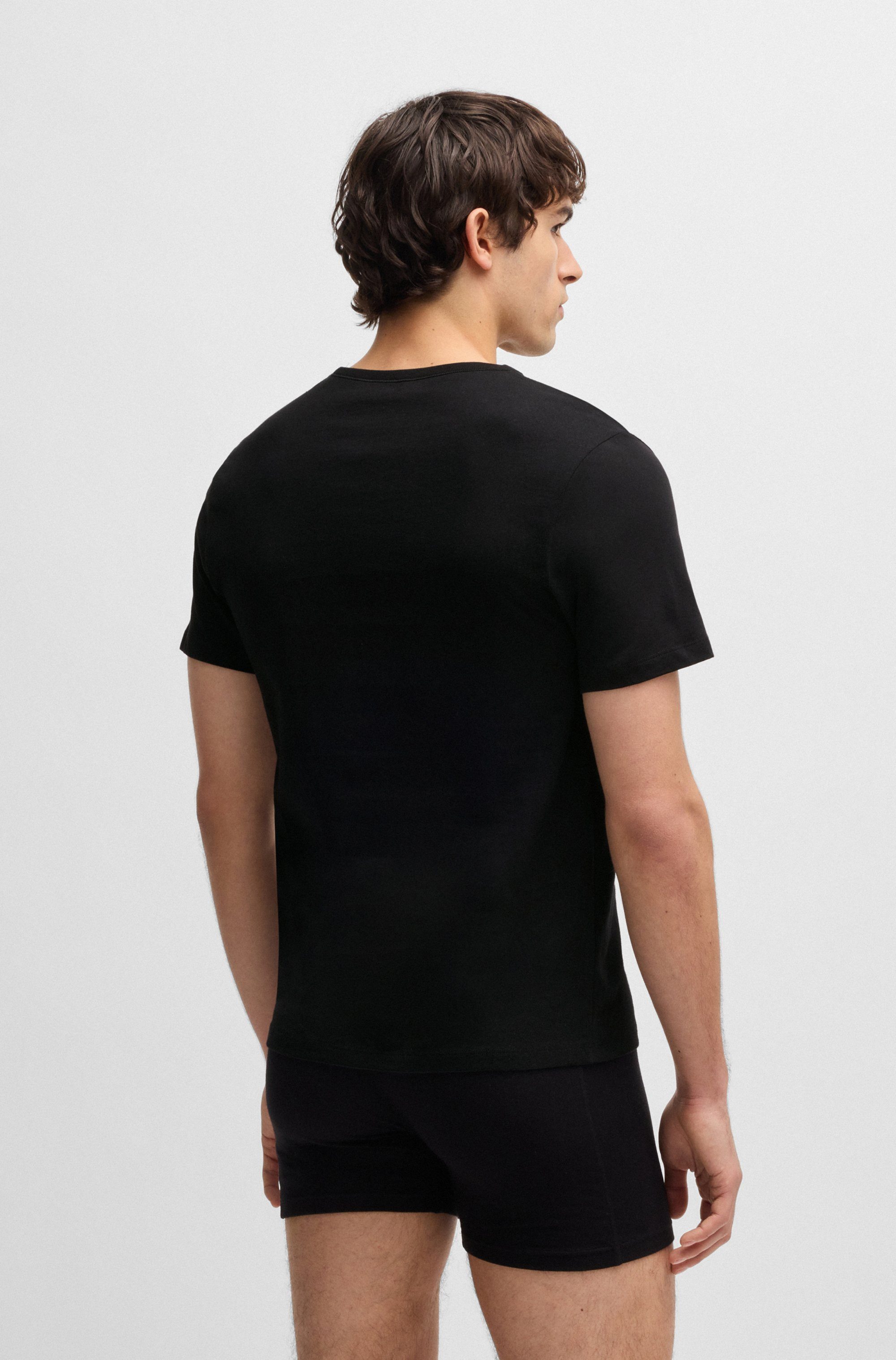 BOSS Shirt met V-hals T-shirt VN 3P Co (set)