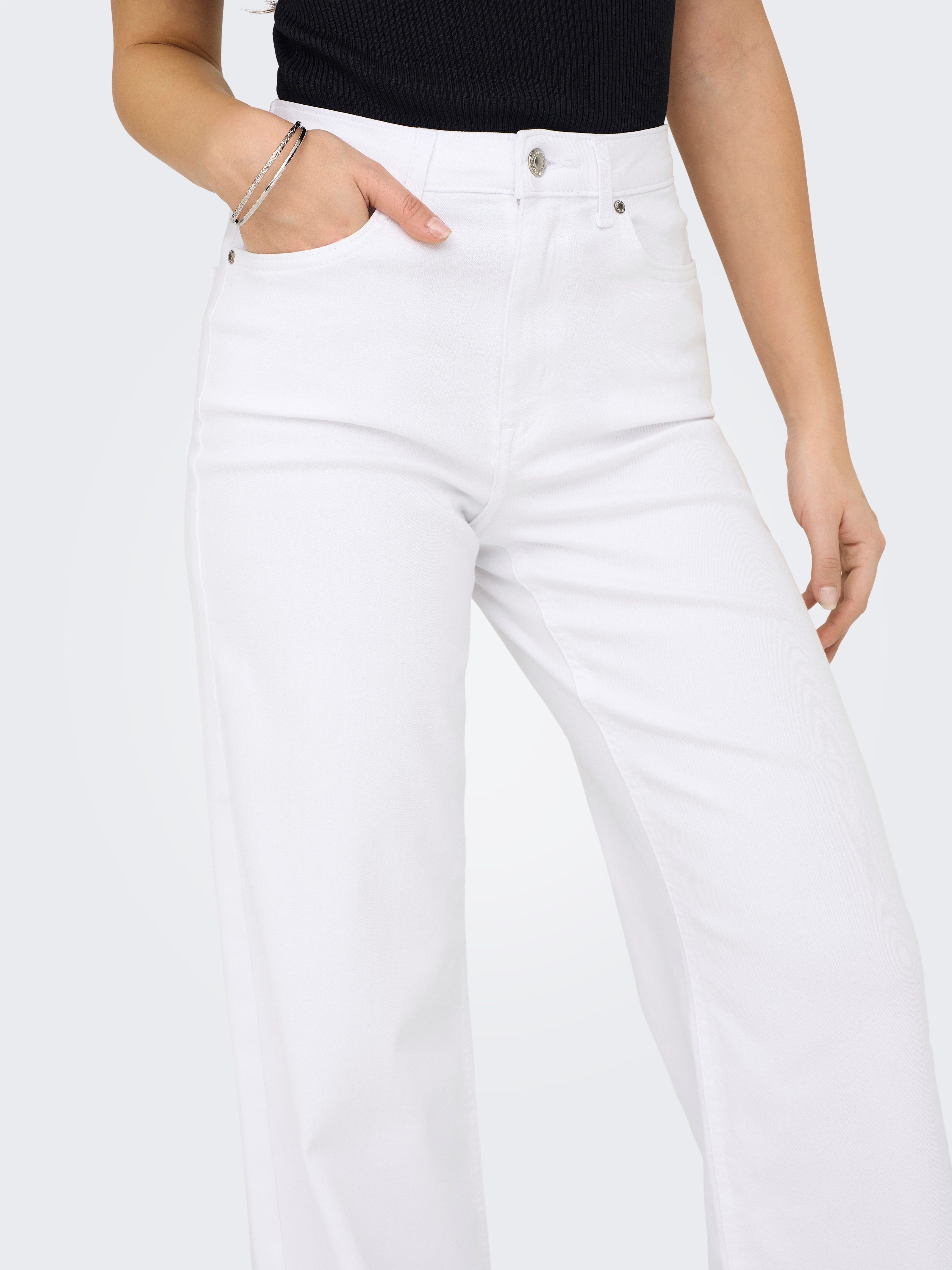 Only Wijde jeans ONLMADISON BLUSH HW WIDE DNM CRO NOOS