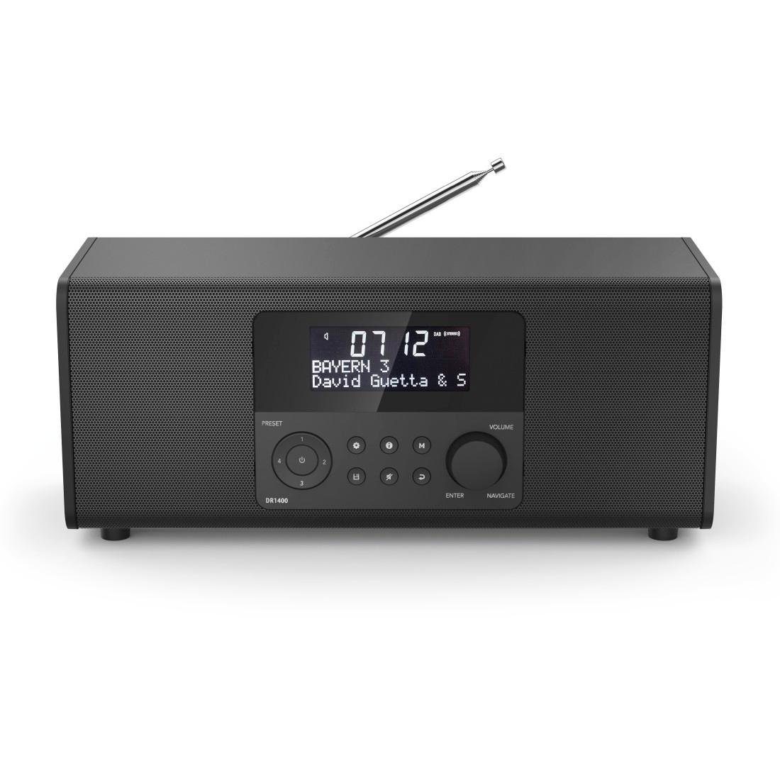 Hama Digitale radio (DAB+) Digitaal radio, DAB wekkerradio, FM/stereo/6W DR1400