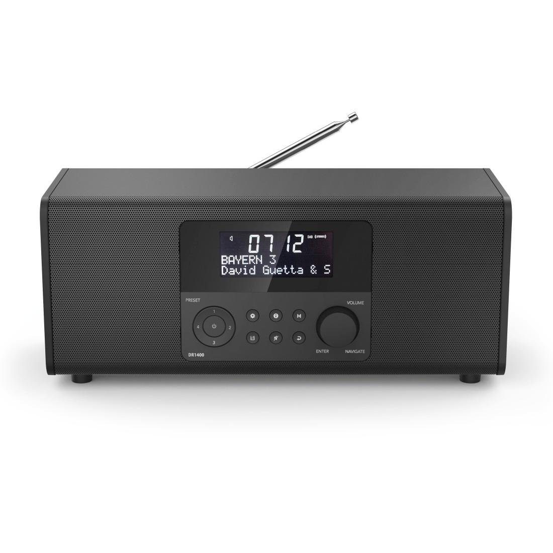 Hama DR1400 DAB+ Tafelradio FM Zwart