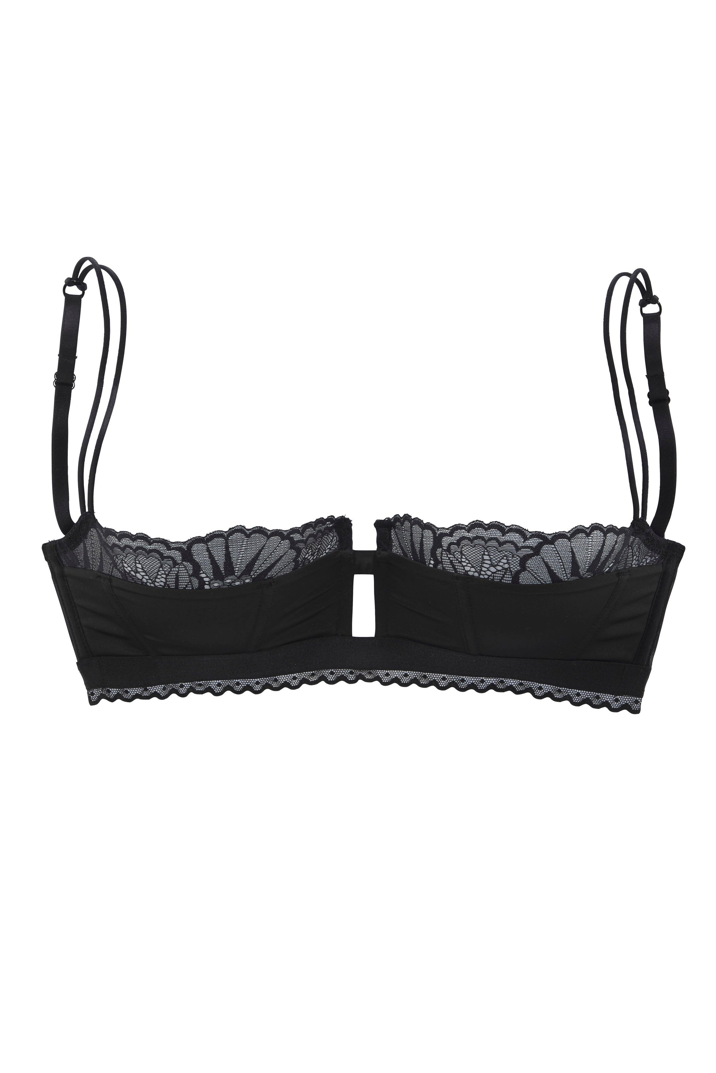 petite fleur gold Balconette-bh van luxe satijnmateriaal met mooie kantafwerking, verleidelijke lingerie