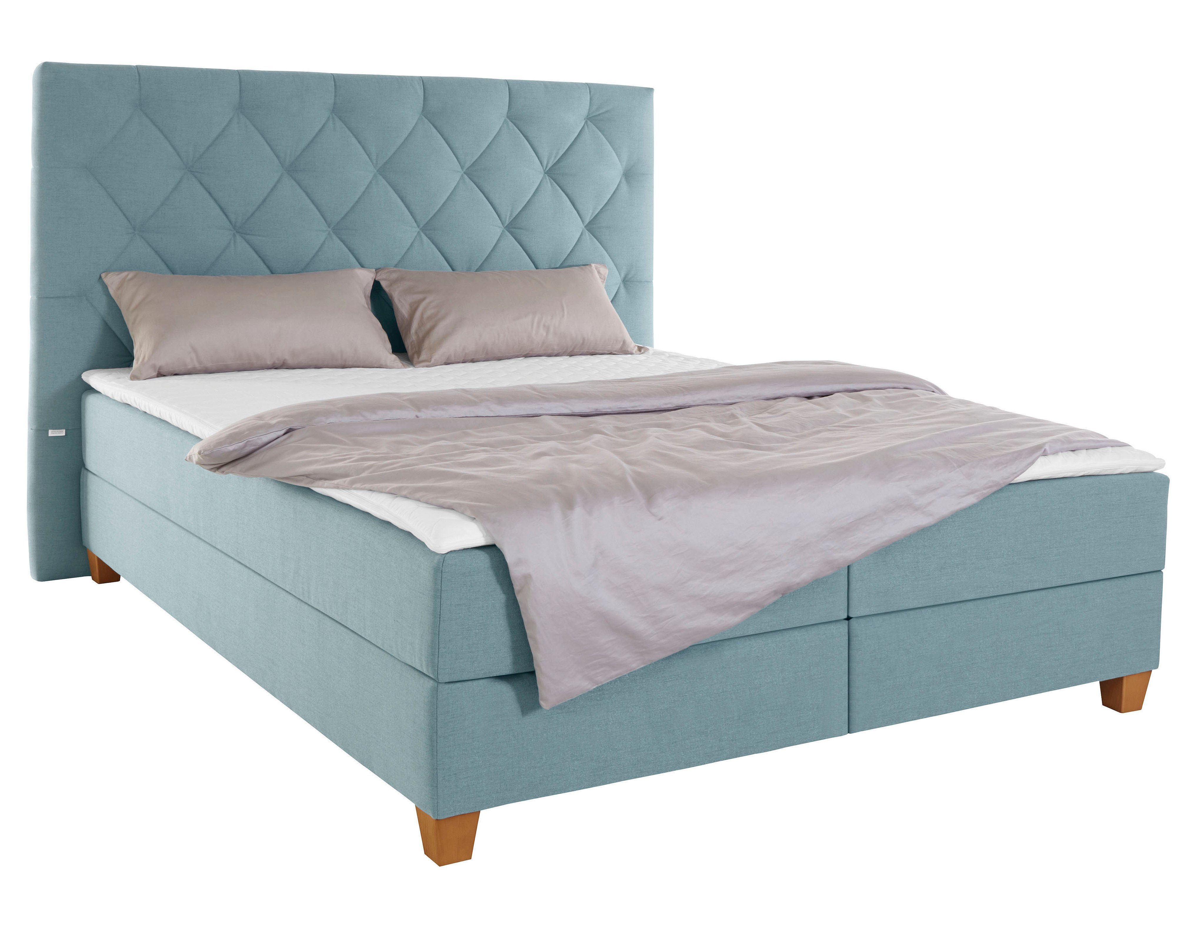 Guido Maria Kretschmer Home&Living Boxspring Harmones hoog in 3 breedten, hardheid ook gemengd met elk 1 matras in h2 en h3