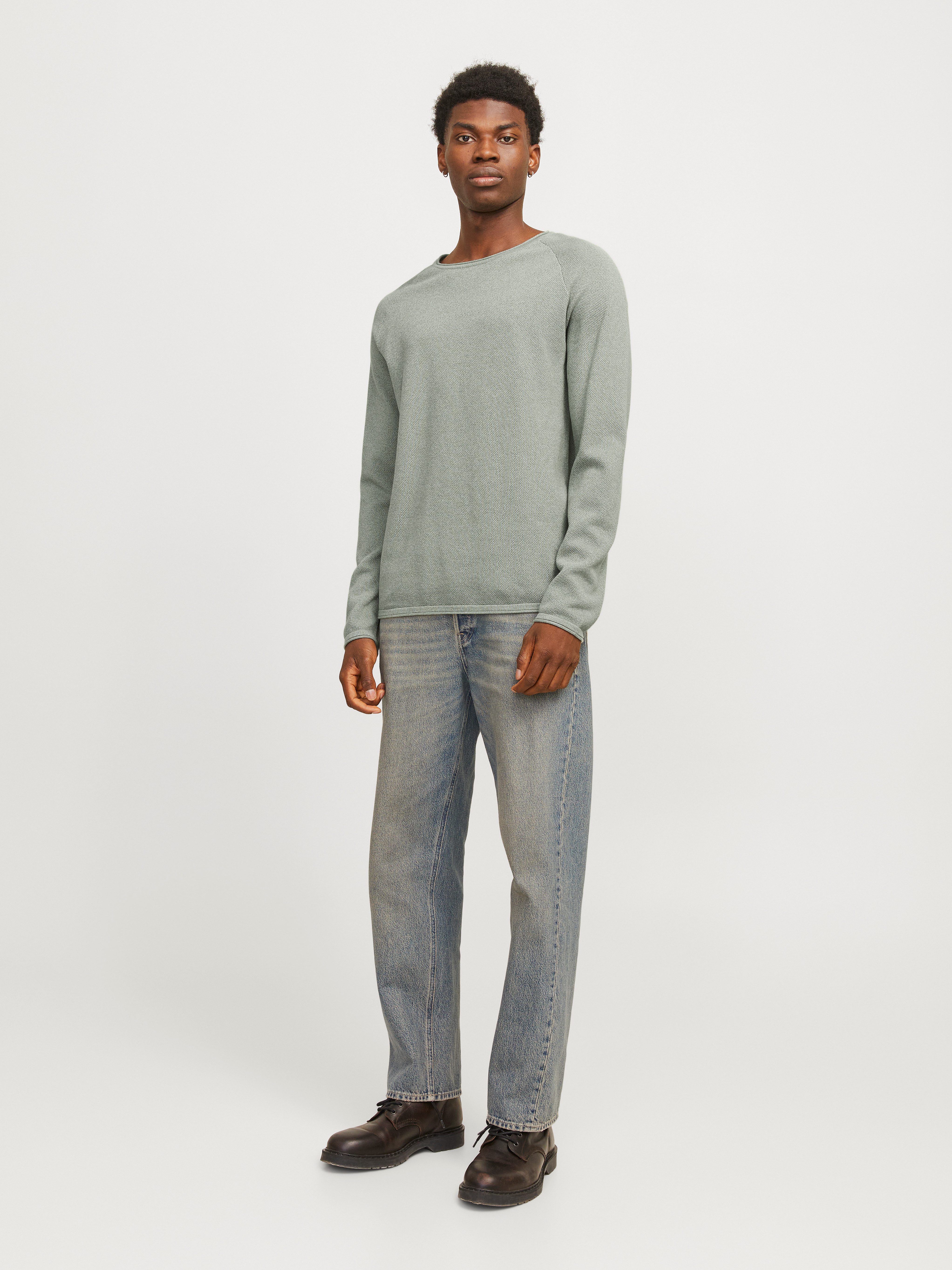 Jack & Jones Trui met ronde hals JJEHILL KNIT CREW NECK NOOS