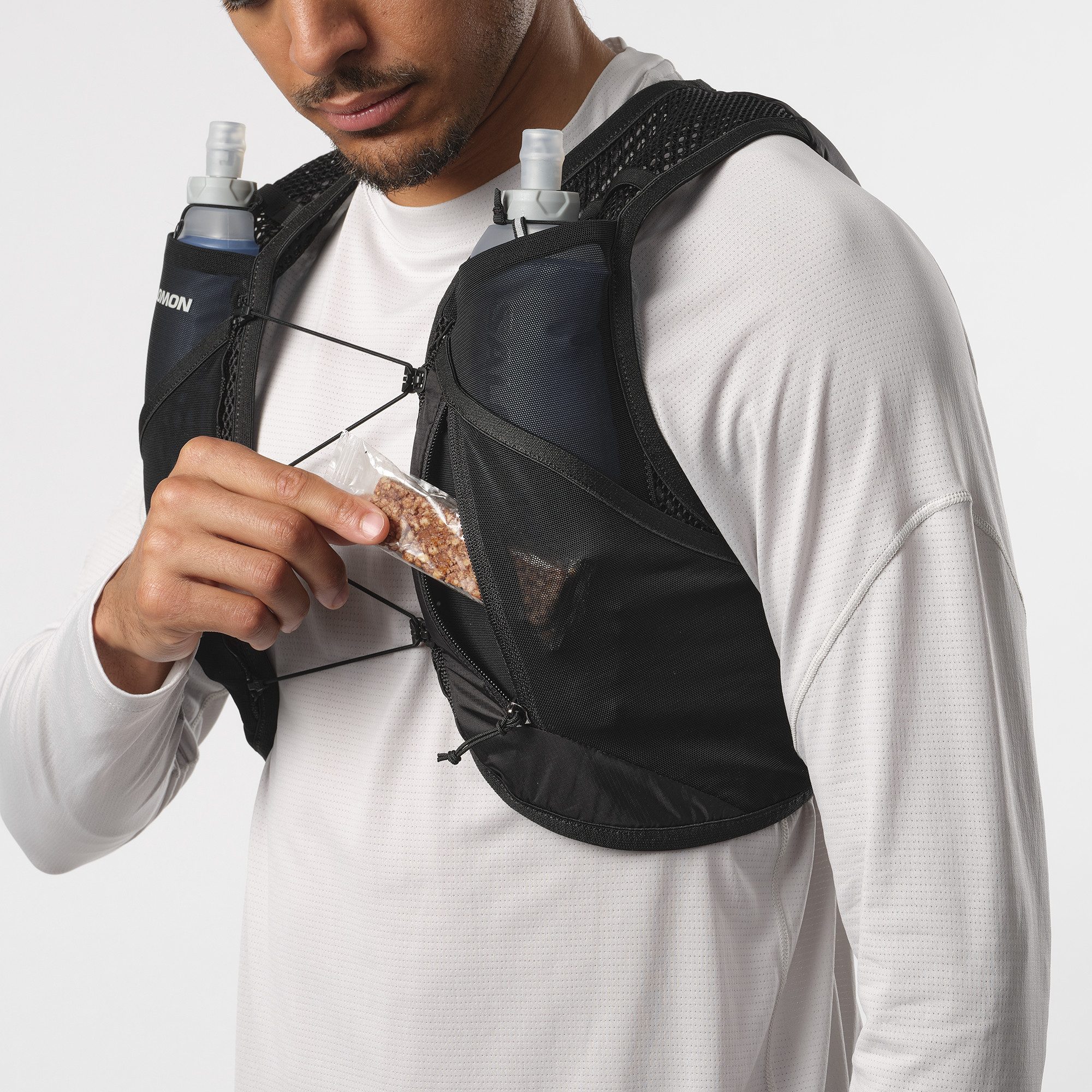 Salomon Drinkrugzak ACTIVE SKIN 4 Rugzak / running-bodywarmer inclusief soft-flask