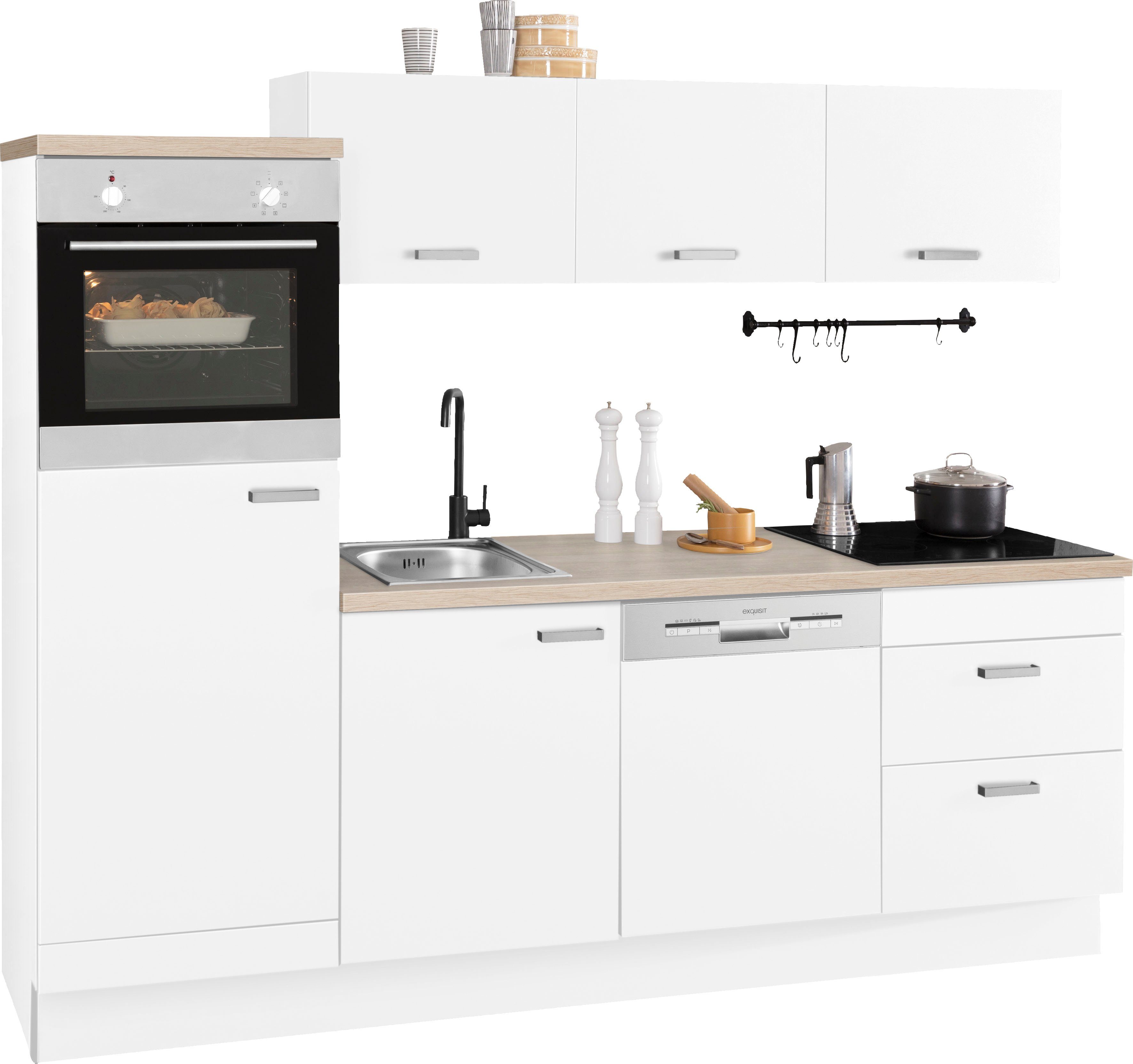 OPTIFIT Keukenblok Parma zonder elektrische apparaten, breedte 240 cm