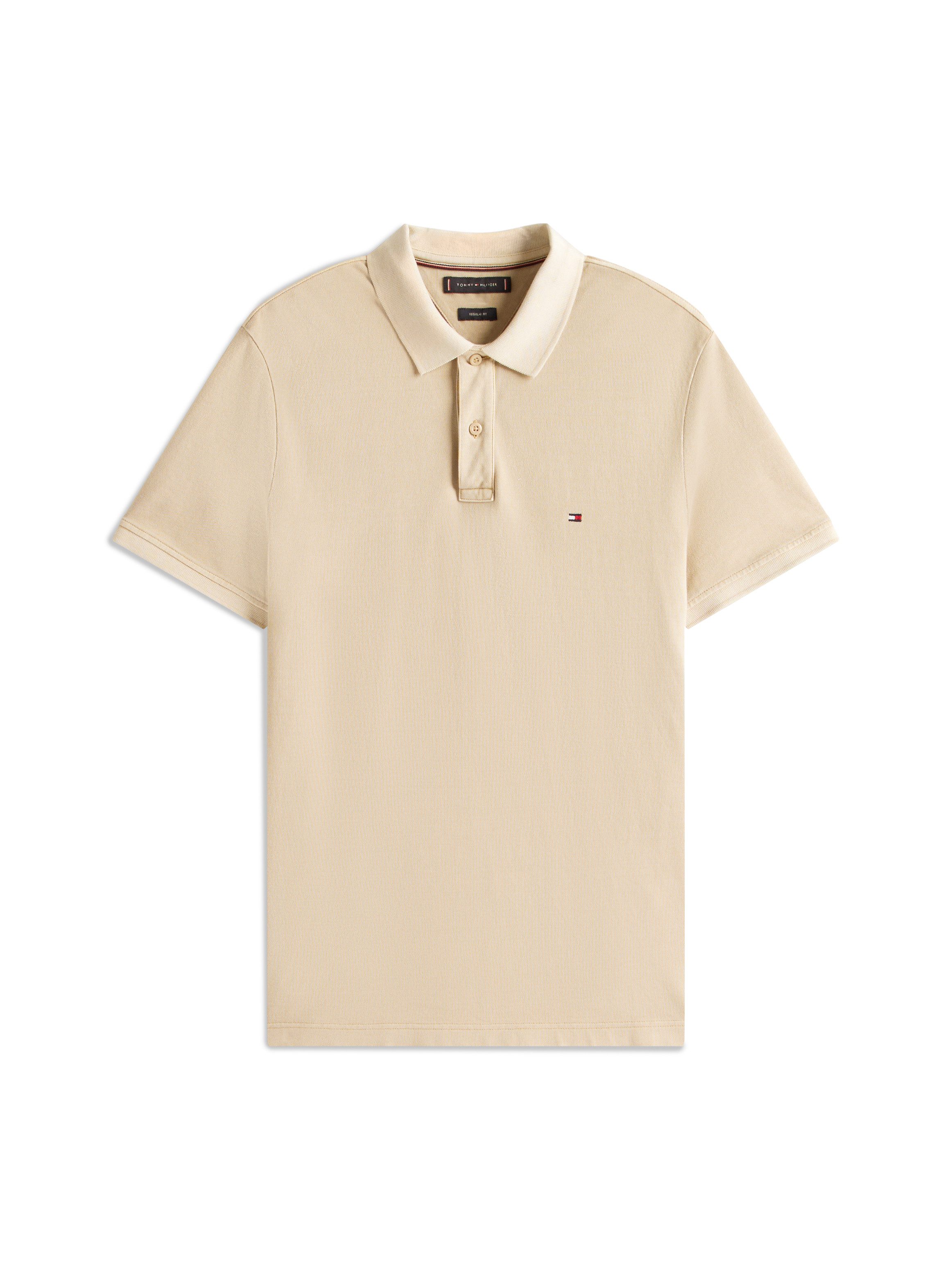 Tommy Hilfiger Poloshirt GARMENT DYE REG POLO licht gewassen uitstraling