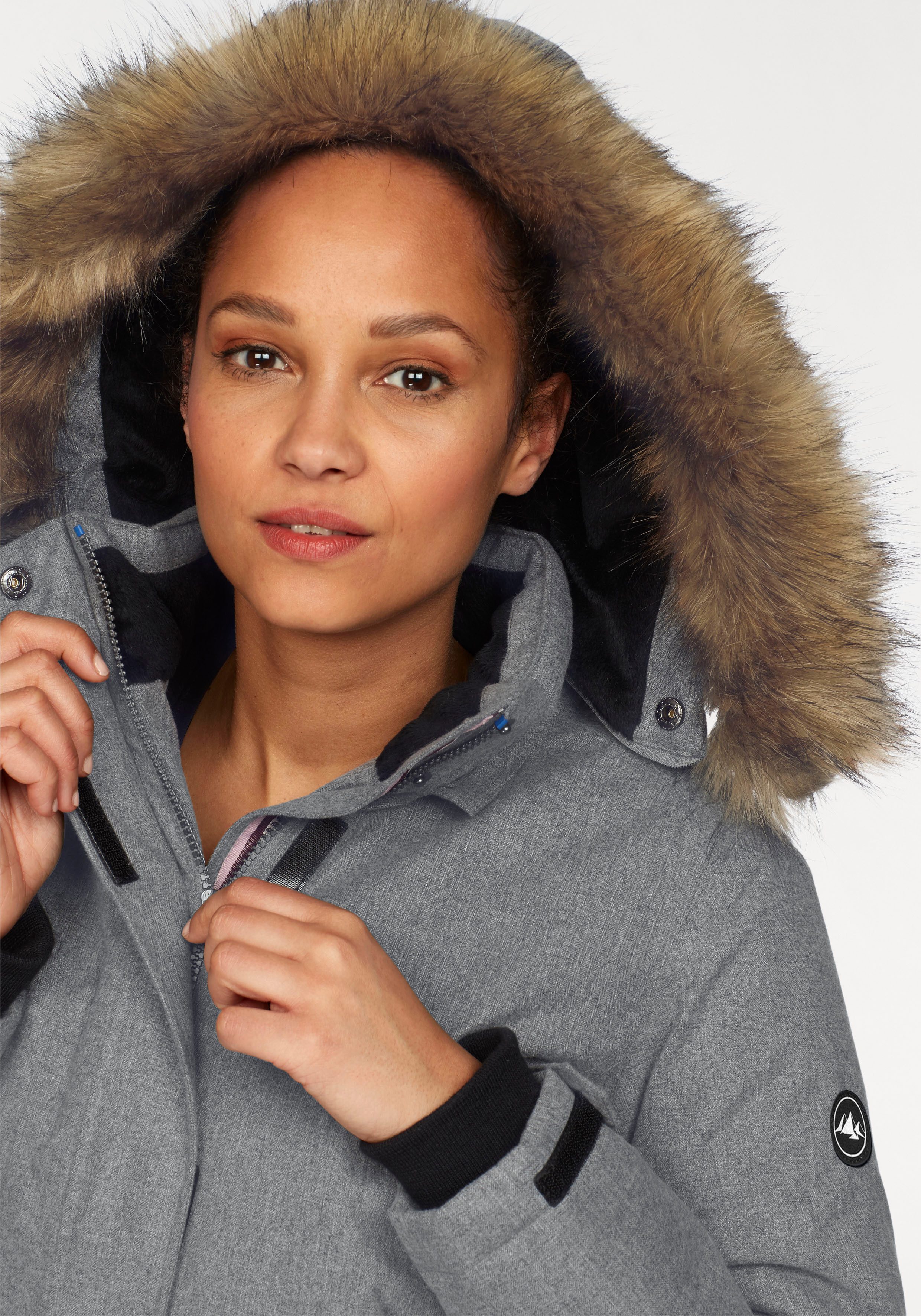 Polarino Functionele parka Waterafstotend, winddicht en ademend