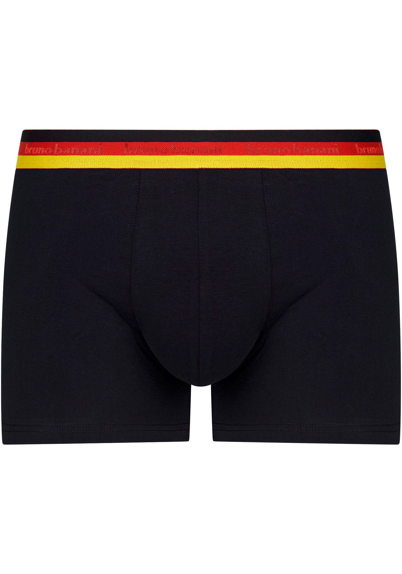 Bruno Banani Retro hipster Golden Goal met meerkleurige boord (Set van 3)