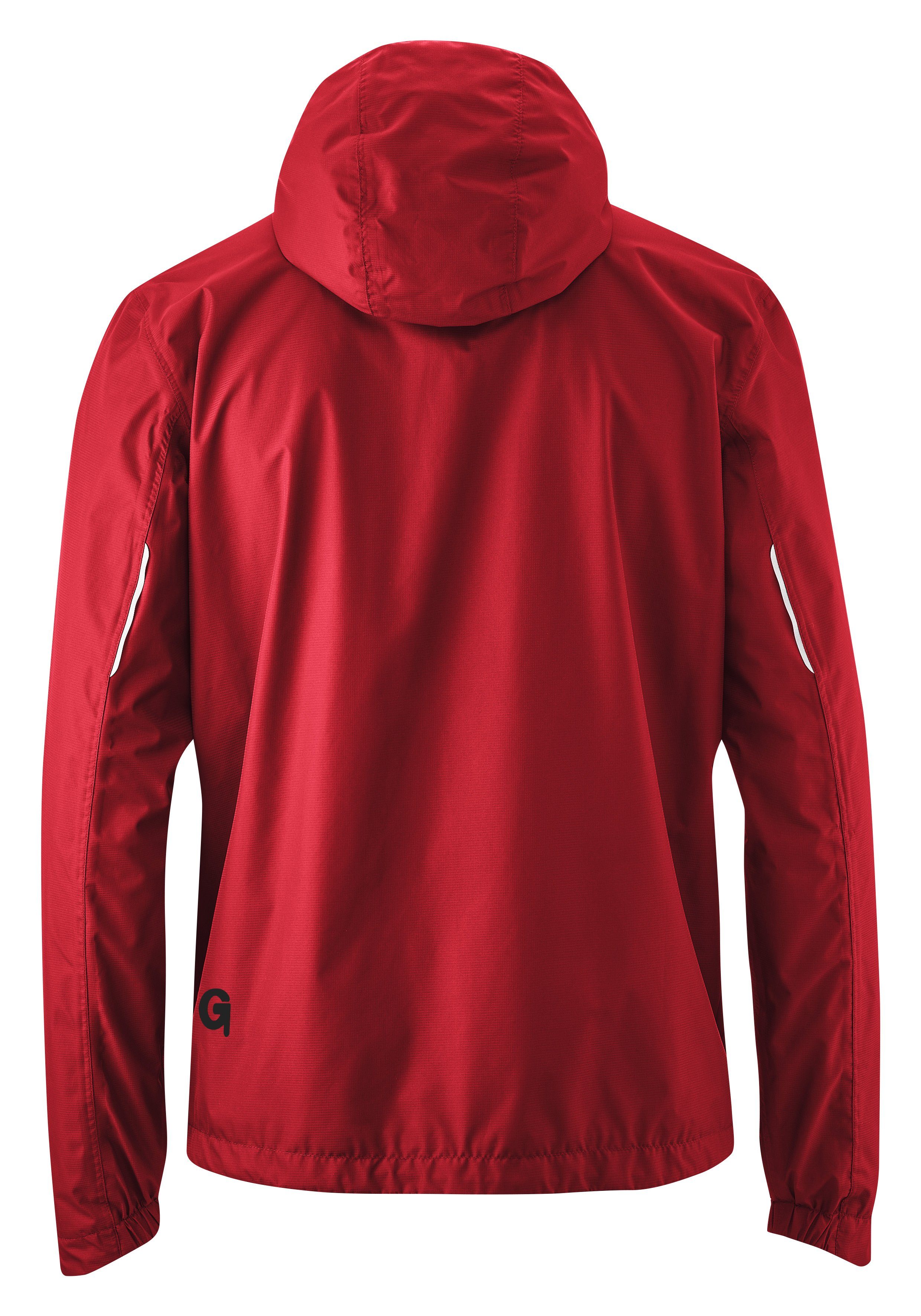 Gonso Fietsjack SAVE LIGHT Herenregenjack wind- en waterdicht, fietsjack met capuchon