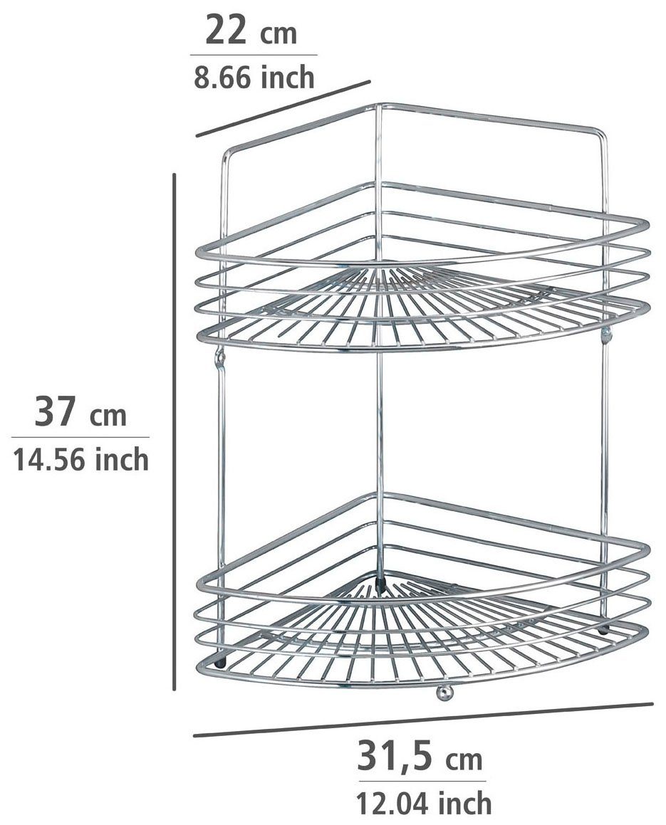 WENKO Hoekrek Milano 2 planken