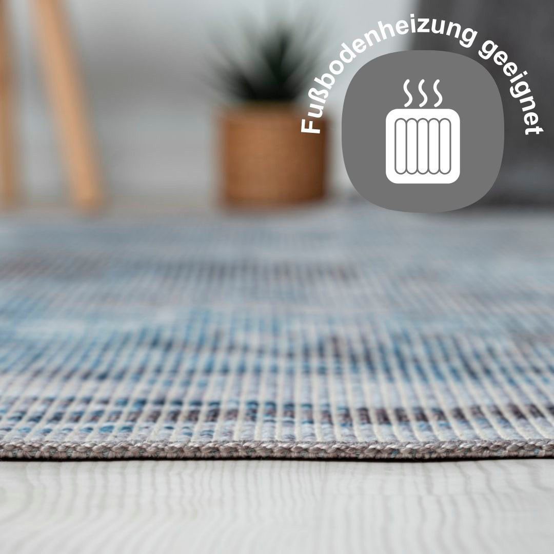 Myflair Möbel & Accessoires Vloerkleed Avery Kortpolig, modern ontwerp, wasbaar, geschikt voor binnen- en buitengebruik