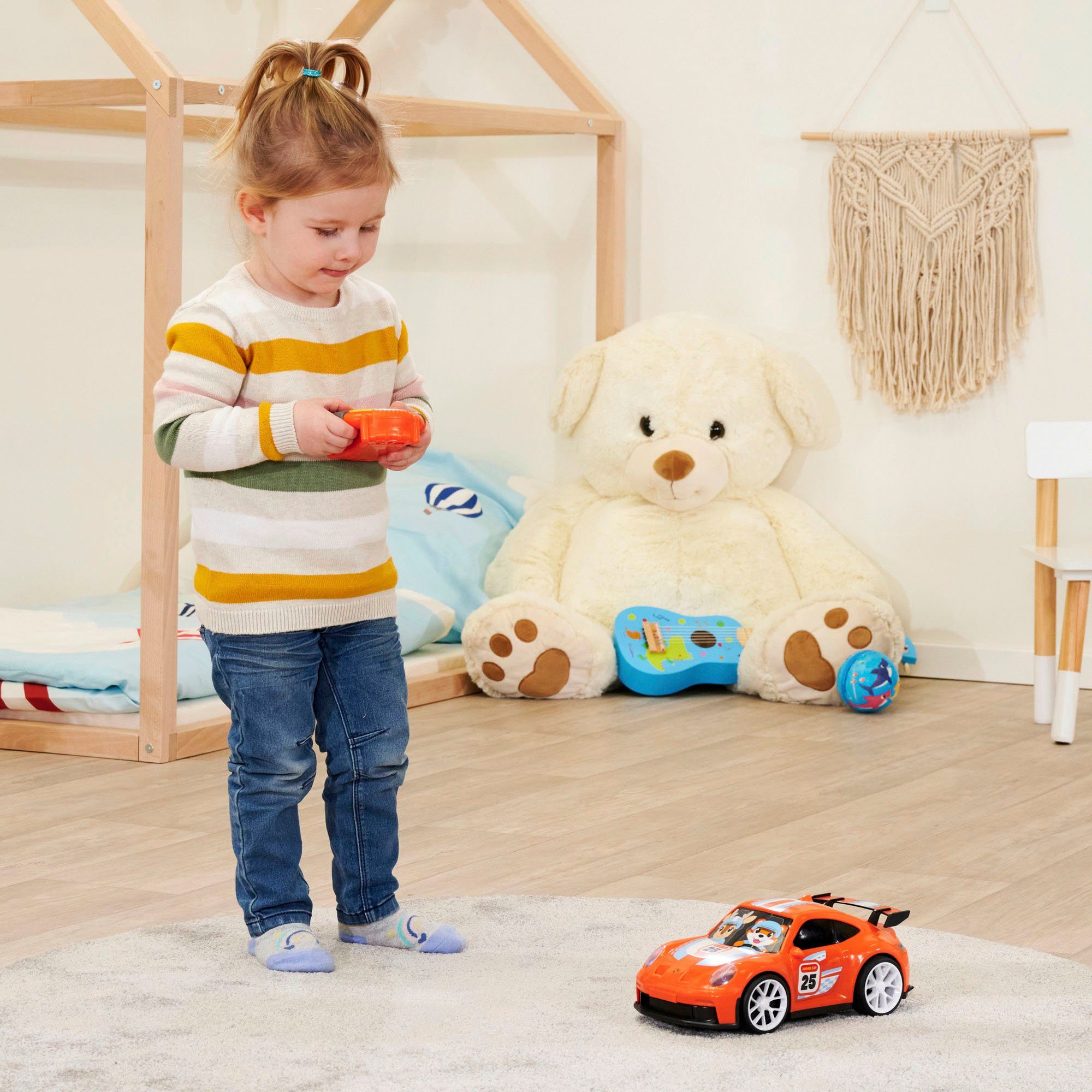 Dickie Toys Radiografisch bestuurbare auto Porsche 911 GT3 met lichtfunctie