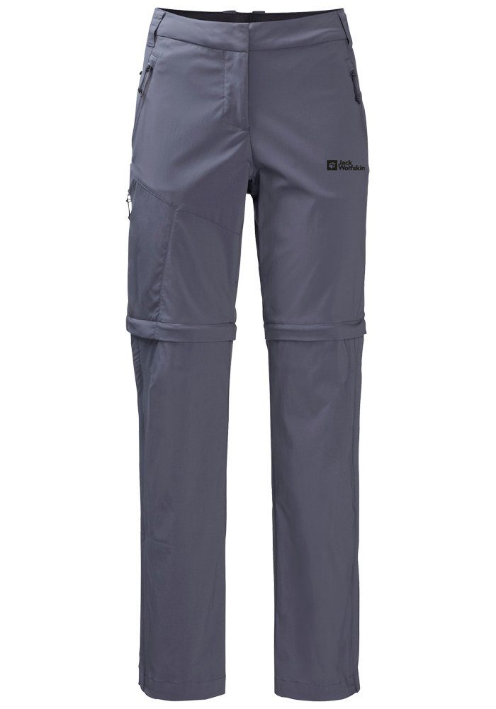 Jack Wolfskin Afritsbroek GLASTAL ZIP AWAY PANTS W