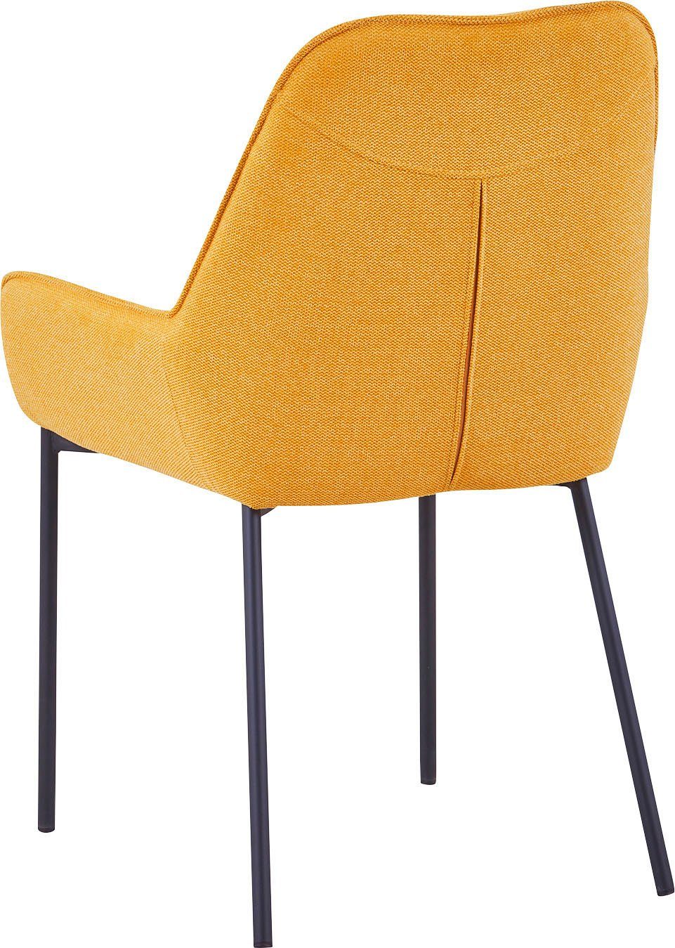 SalesFever Eetkamerstoel Bekleding van structuurstof (set, 2 stuks)