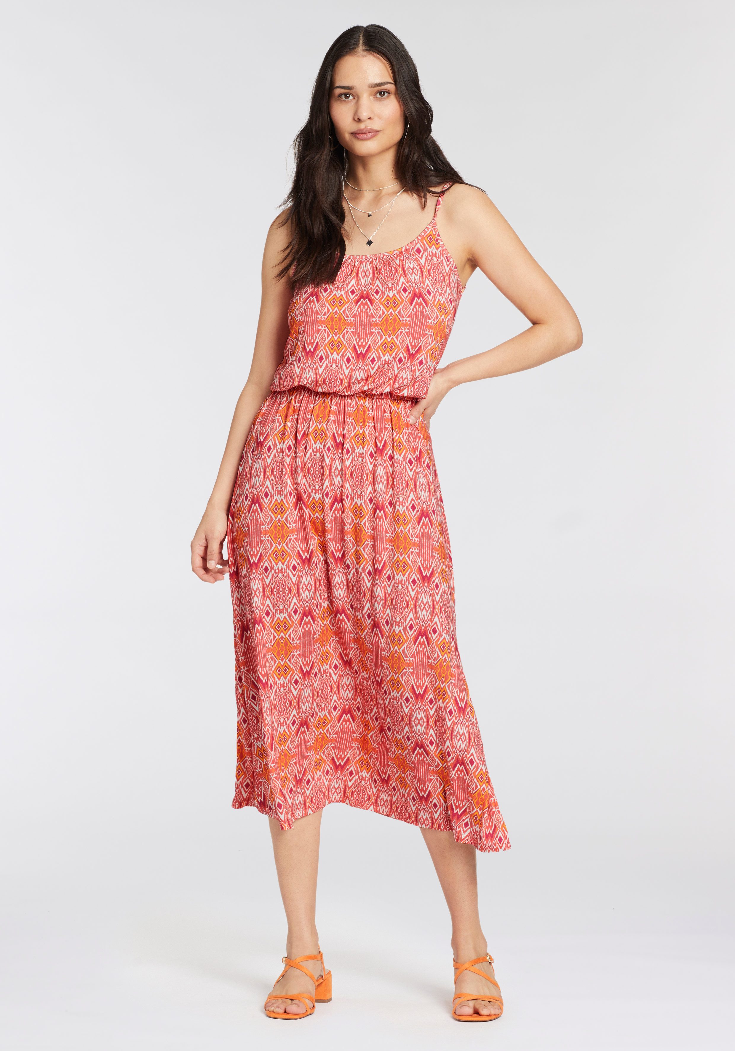 Laura Scott Zomerjurk met elegante print all-over