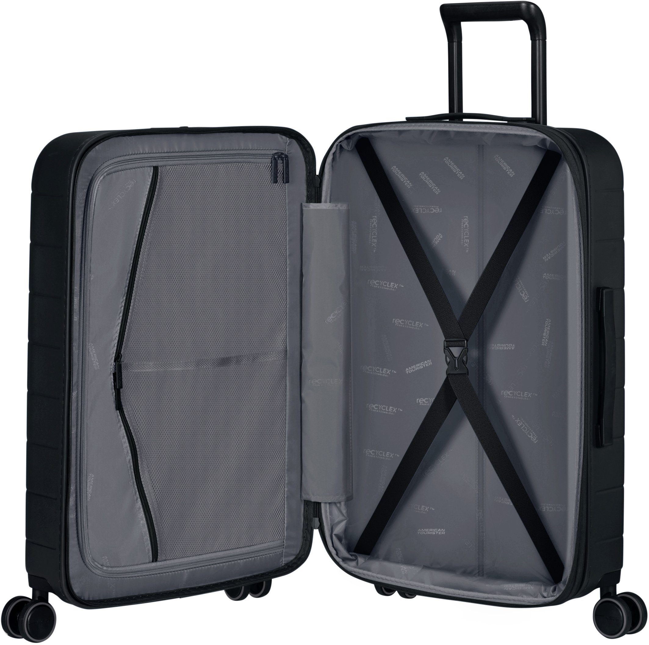 American Tourister® Hardshell-trolley NOVASTREAM, 67 cm Reiskoffer grote koffer TSA-cijferslot met volumevergroting