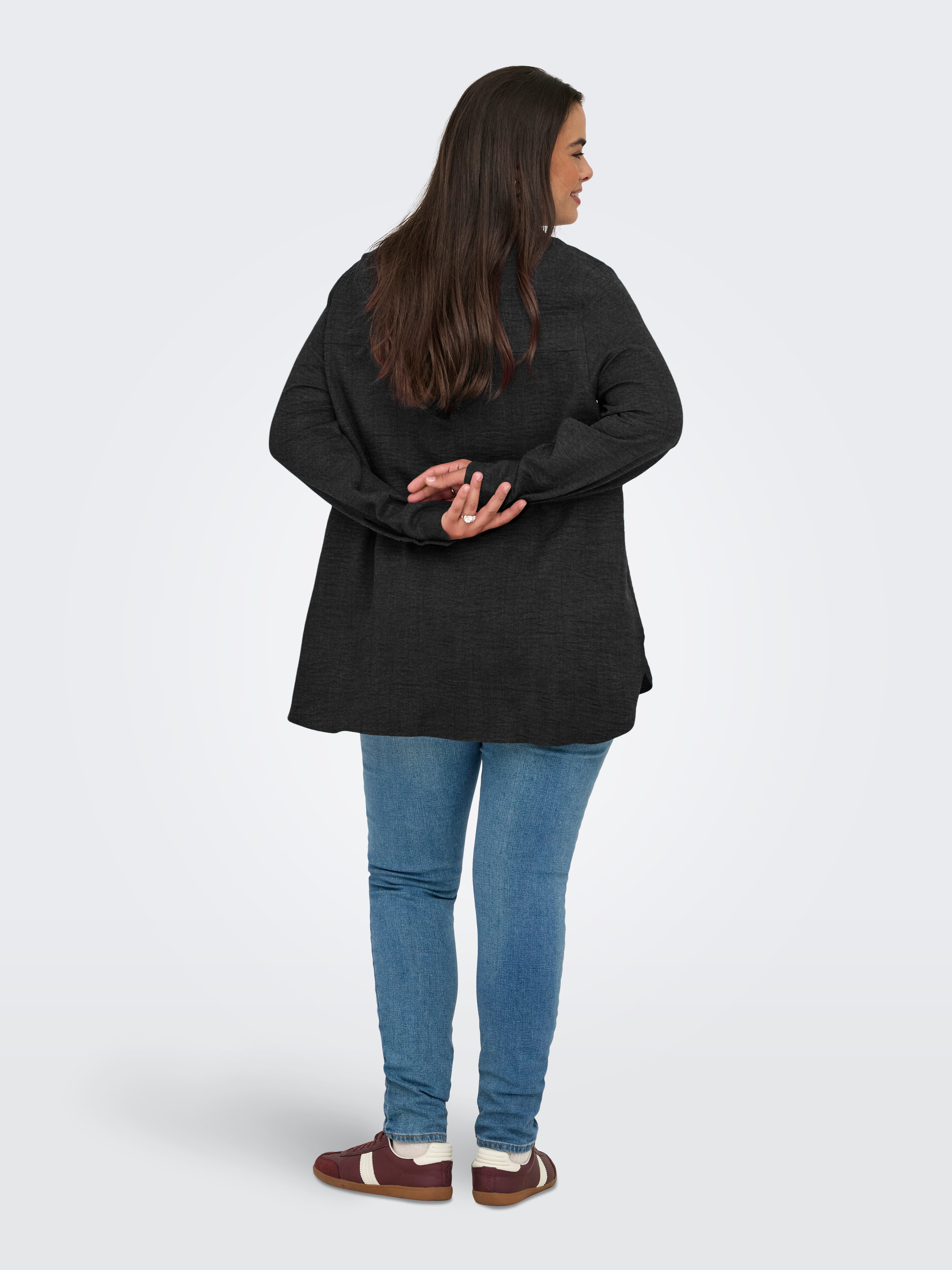 ONLY CARMAKOMA Overhemdblouse CARBAY LS SHIRT WVN BF