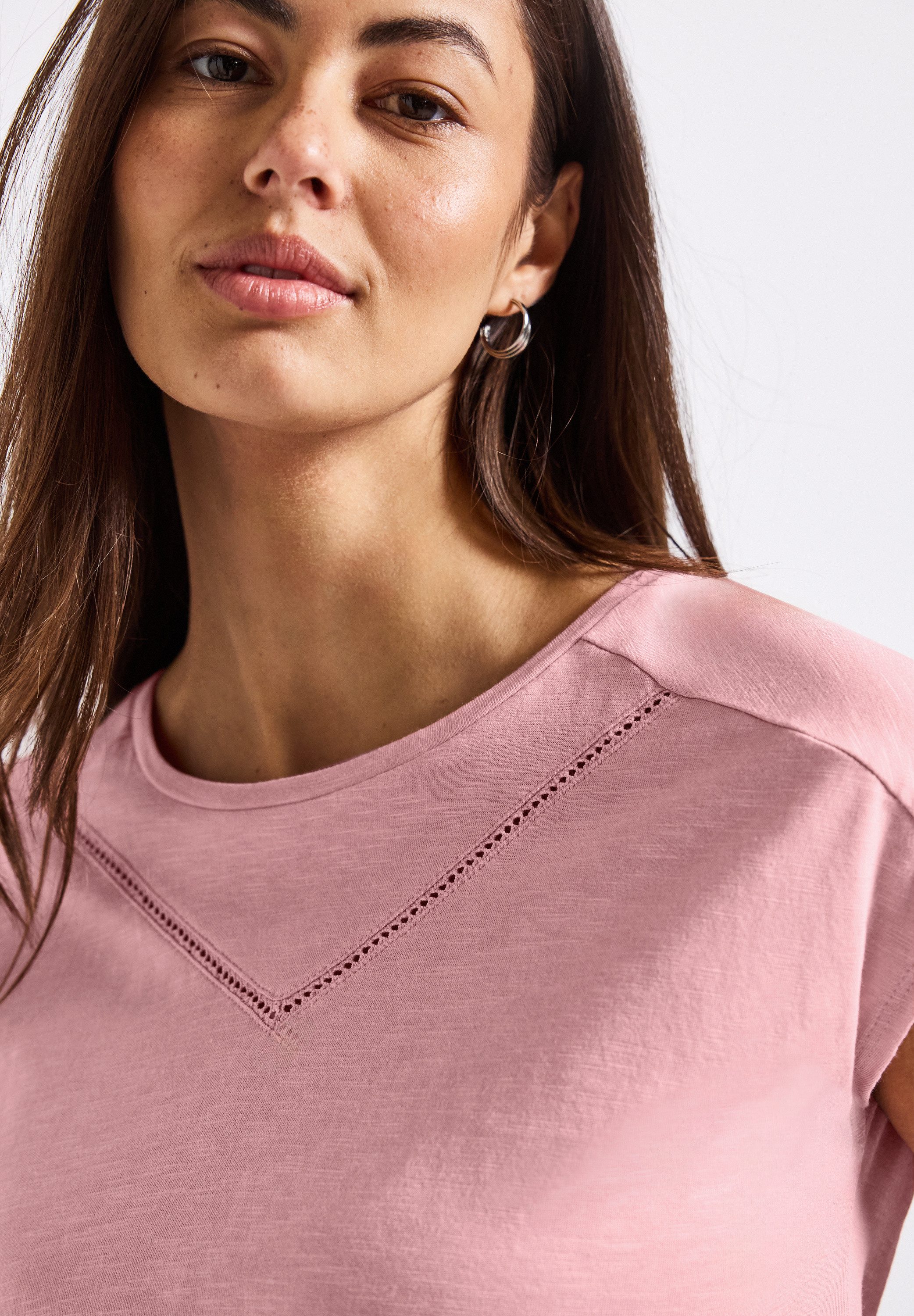 STREET ONE Shirttop met decoratieve tape