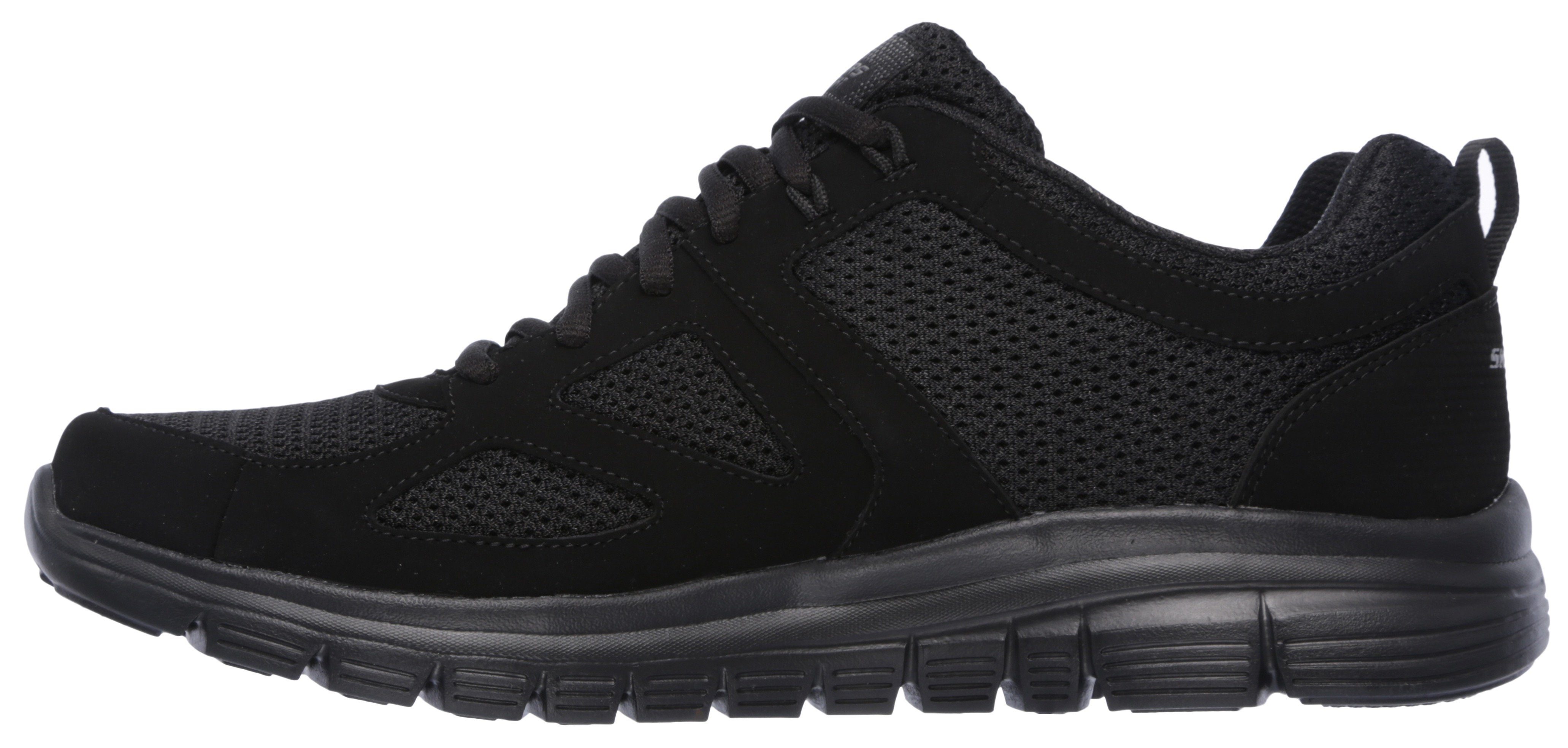 Skechers Sneakers BURNS-AGOURA in monochrome look, vrijetijdsschoen, lage schoen, veterschoen