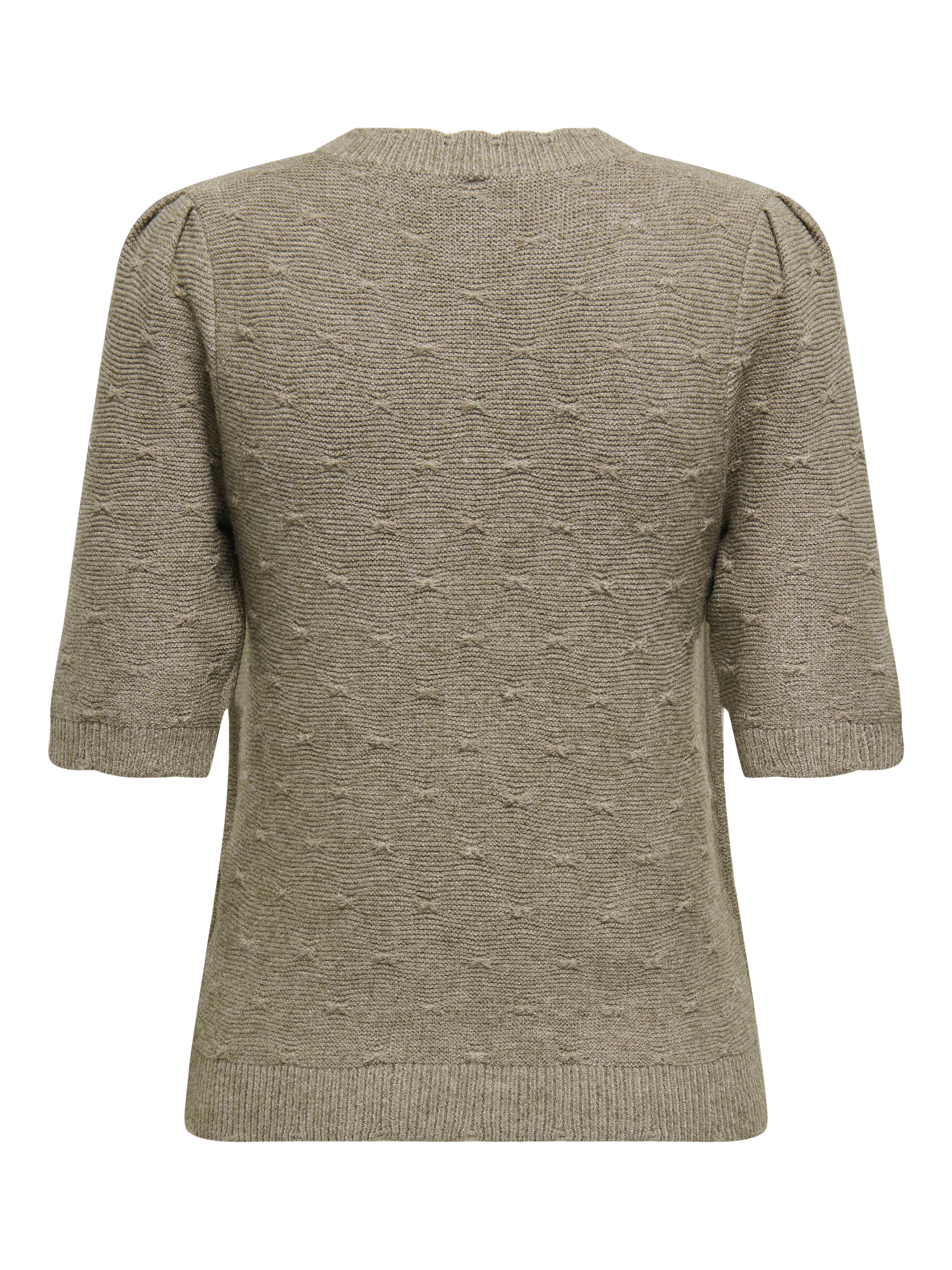 Only Gebreide trui ONLKATIA SS STRUCTURE O-NECK CC KNT