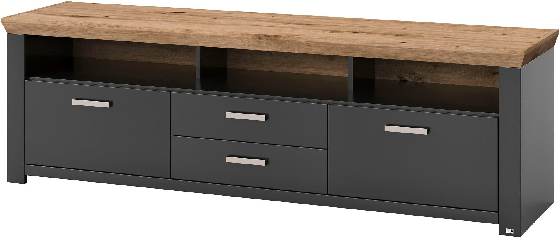 set one by Musterring Tv-meubel York Type 35, met 4 laden, verlichting optioneel, breedte 200 cm