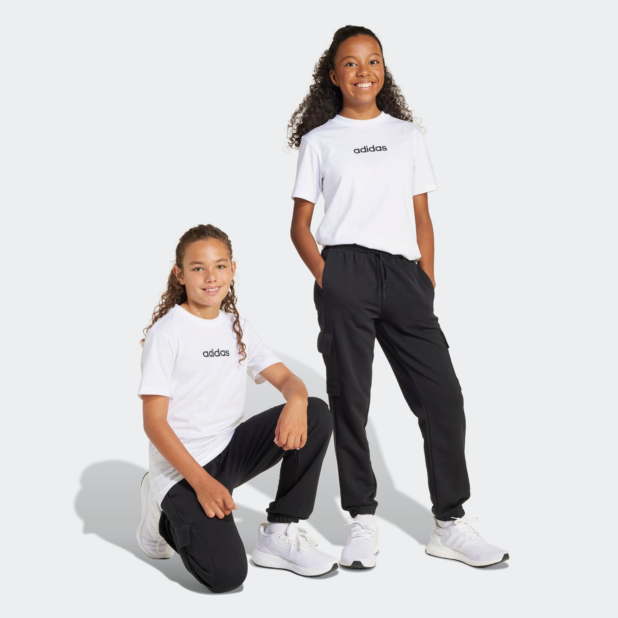 adidas Sportswear Sportbroek J SL FT C PT (1-delig) kinderen trainingsbroeken maat 128 zwart