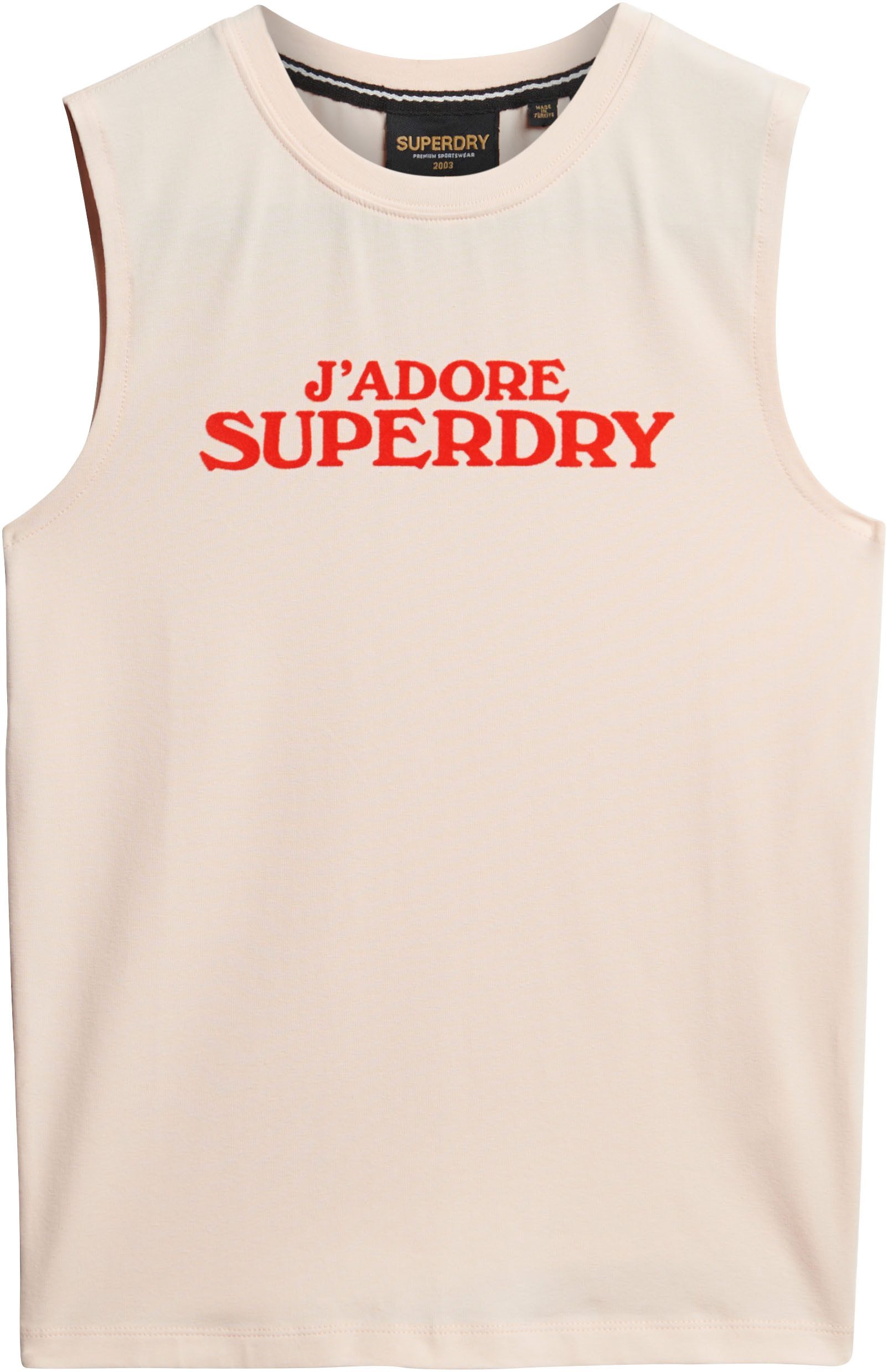 Superdry Tanktop SPORT LUXE GRAPHIC FITTED TANK