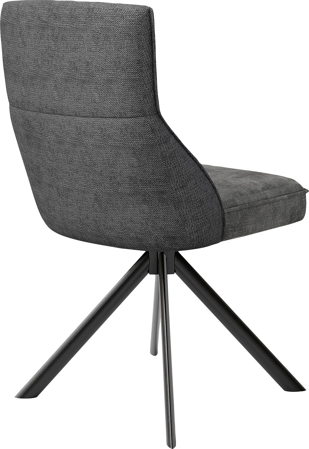 byLIVING Eetkamerstoel California set van 2, met pocketveringskern, 180° draaibaar met return-functie (set, 2 stuks)