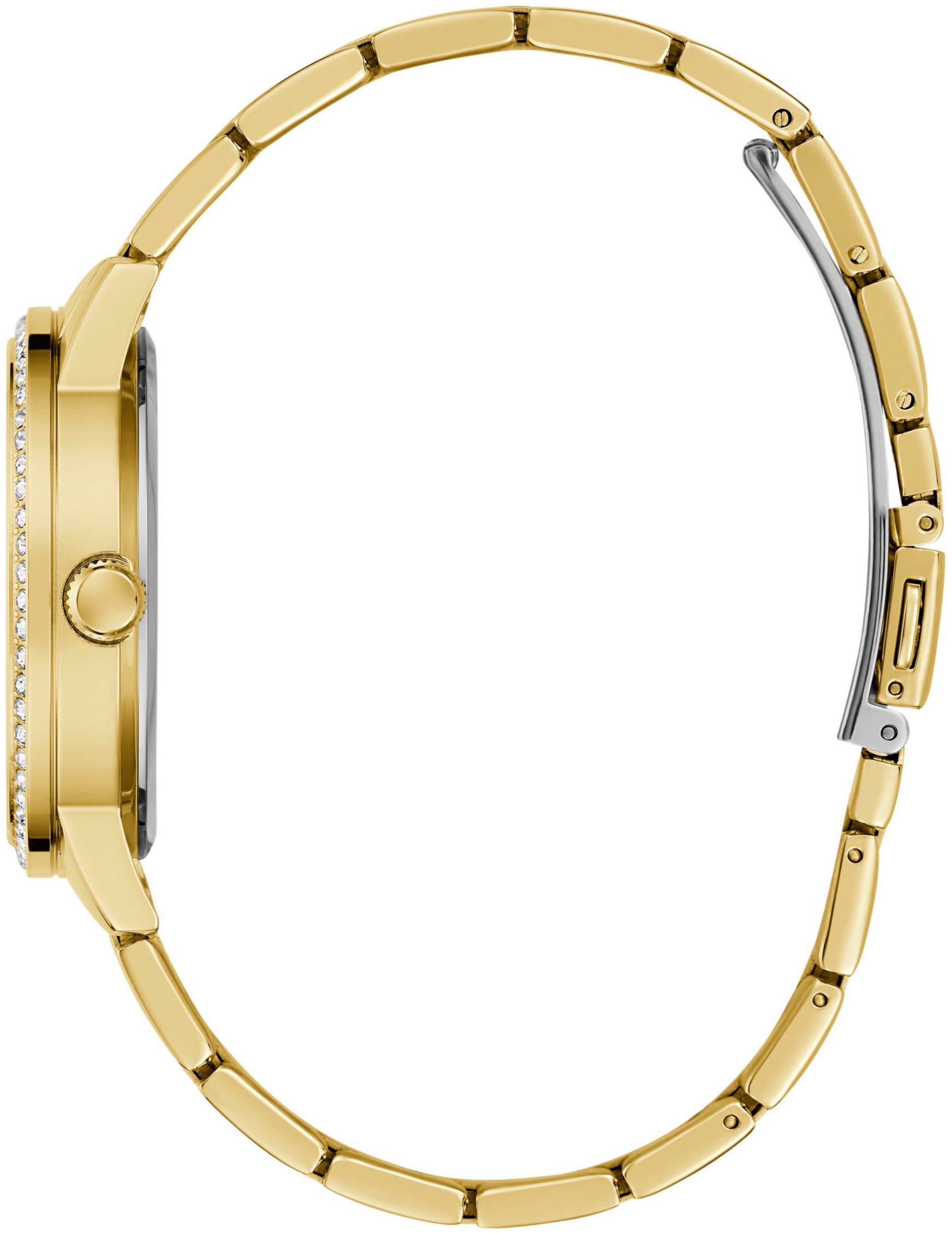 Guess Kwartshorloge Petal Horloge, dameshorloge, kristallen, mineraalglas, stalen band