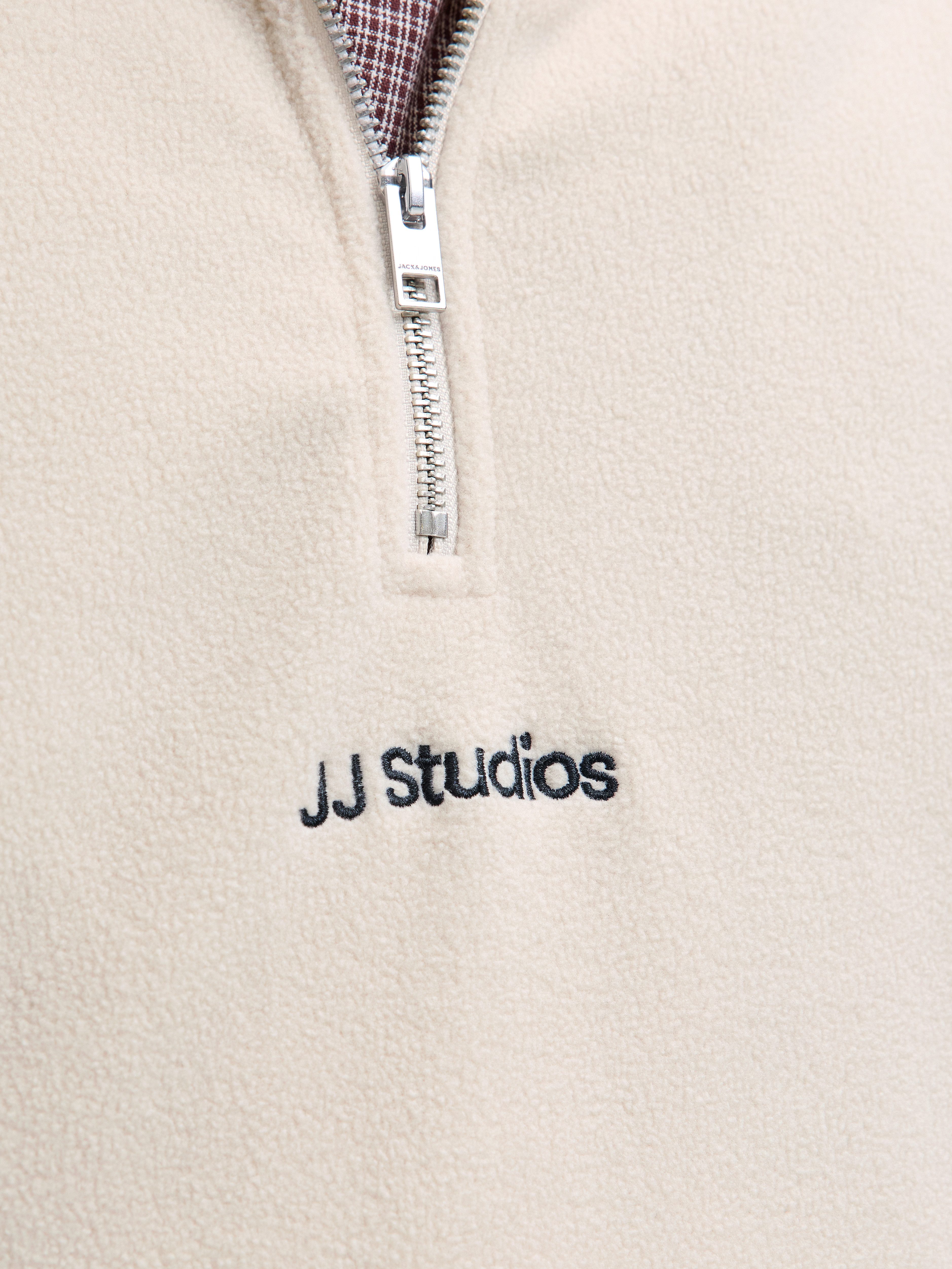 Jack & Jones Sweatshirt JJSOHO HALFZIP FLEECE