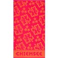 chiemsee strandlaken honolulo in stralende kleuren met een gebloemd motief (1 stuk) roze