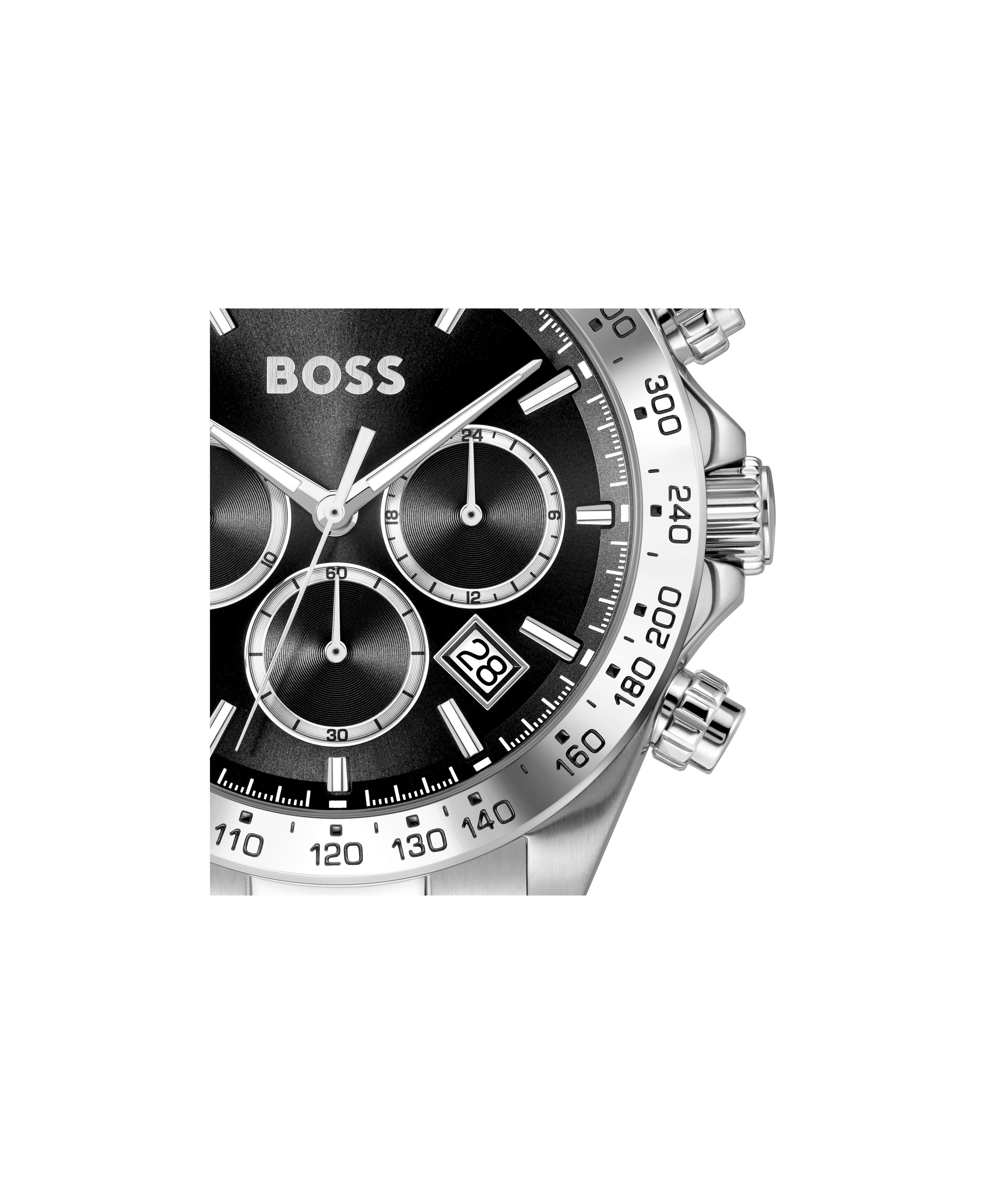 Boss Chronograaf HERO 2.0 Quartzhorloge, horloge, herrenuur, roestvrijstalen band, analoog, dag