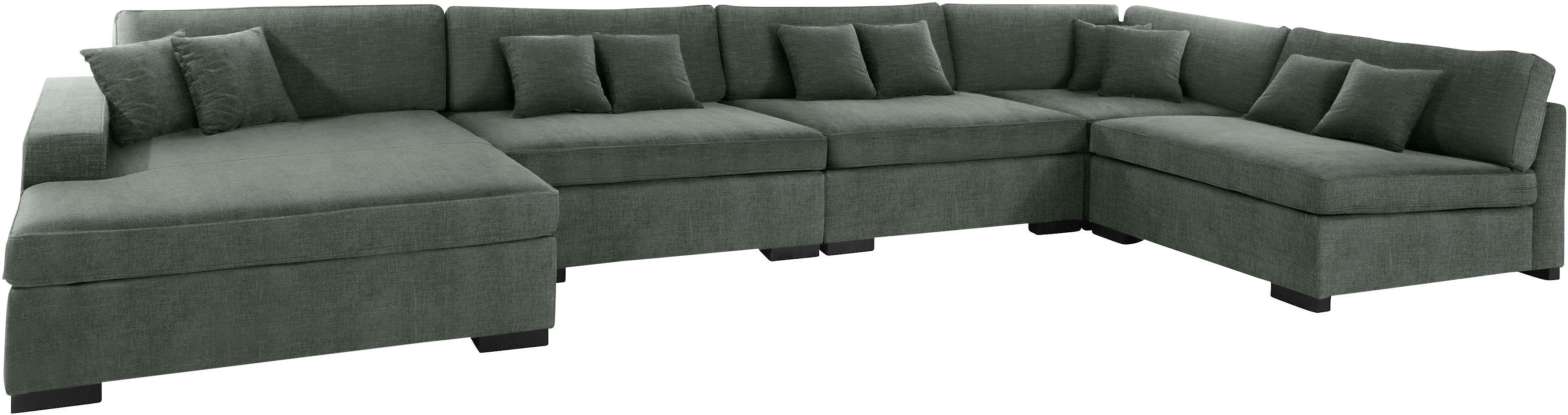 Guido Maria Kretschmer Home&Living Zithoek Skara XXL U-vorm Loungebank XXL met binnenveringsinterieur, in vele overtrekkwaliteiten