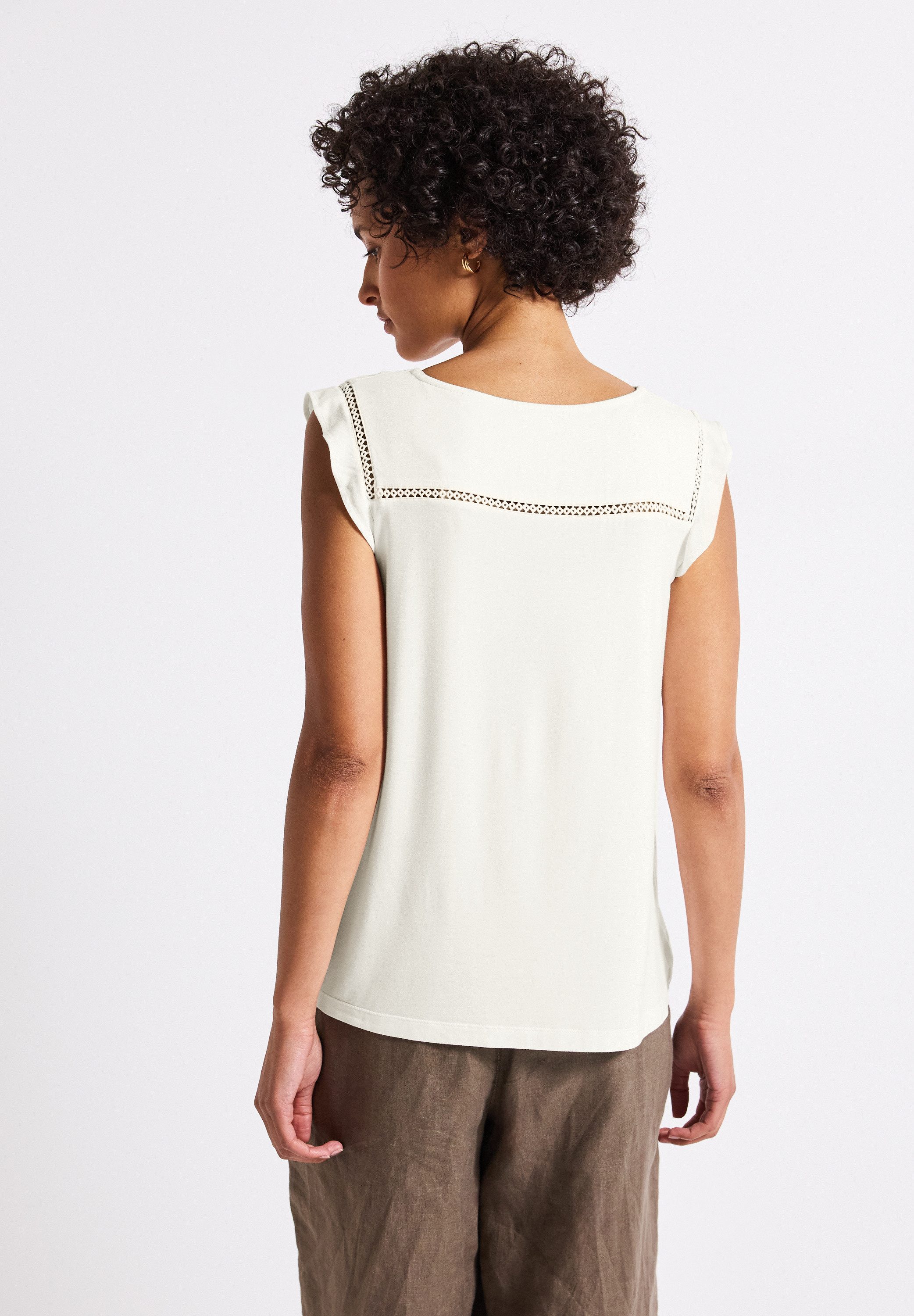 STREET ONE Shirttop met gehaakte details