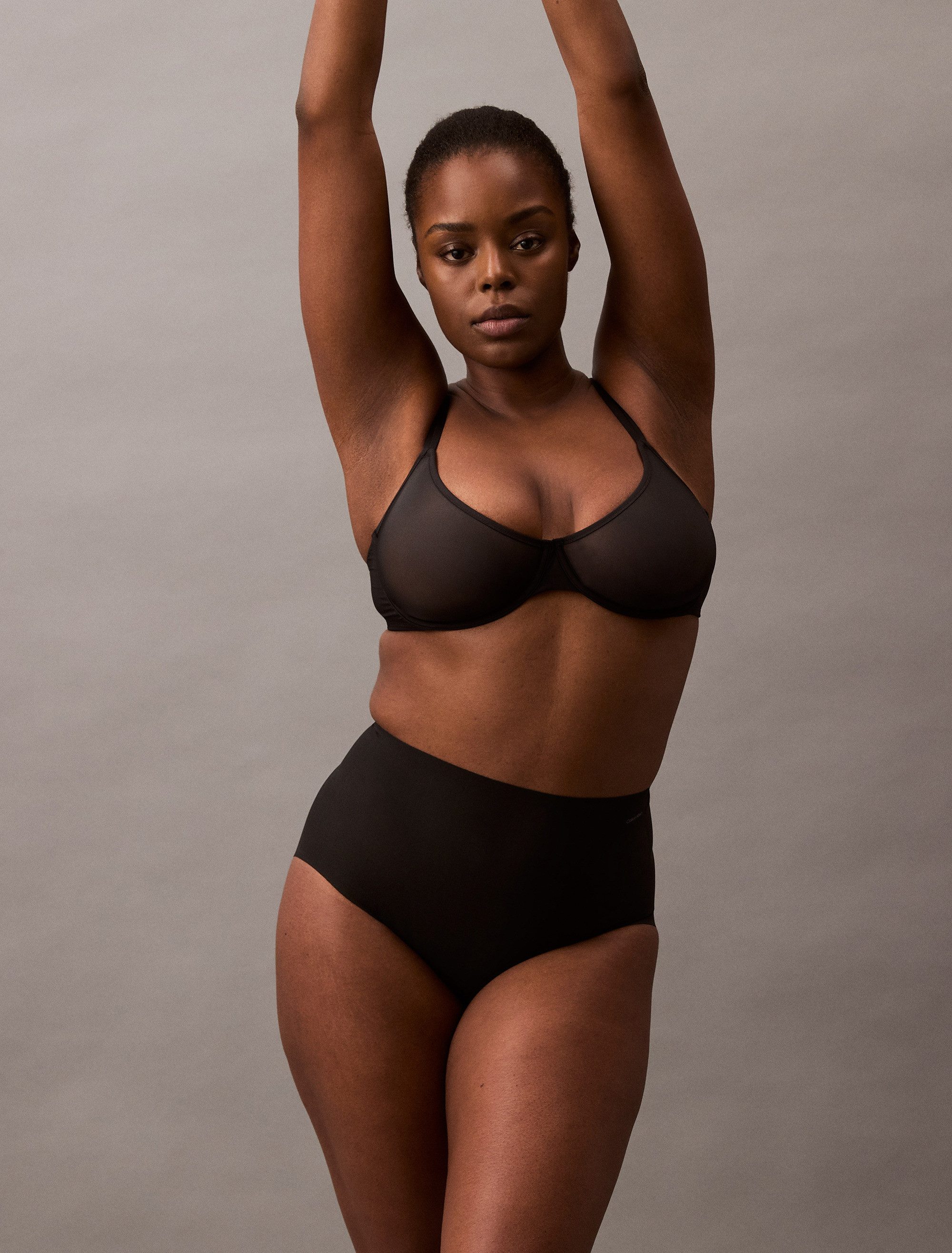 Calvin Klein Modellerende slip SCULPTED FIRM MESH BRIEF met vormend effect, shapewear