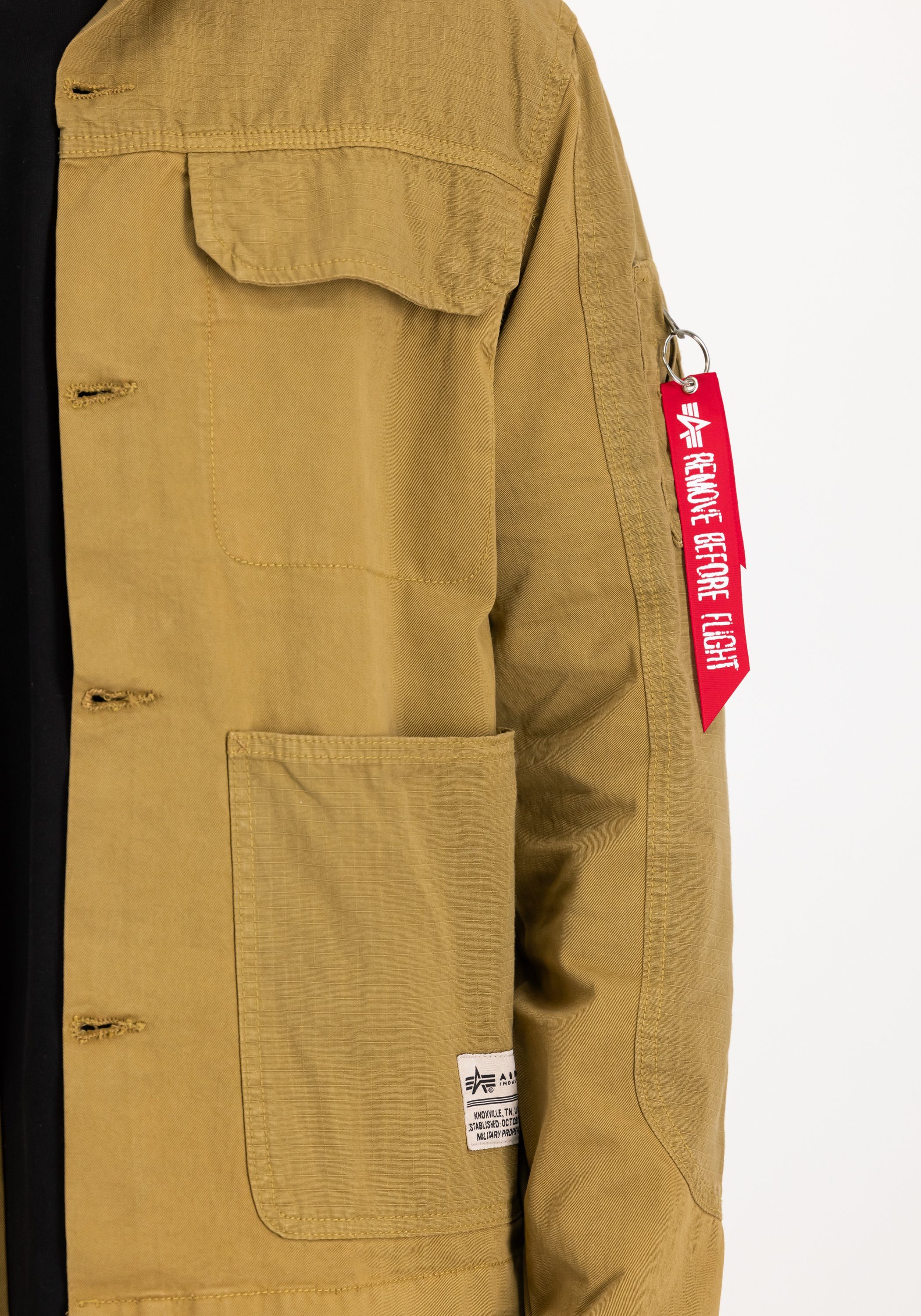 Alpha Industries Overhemdjasje ALPHA INDUSTRIES Men - Overshirts Color Block Overshirt