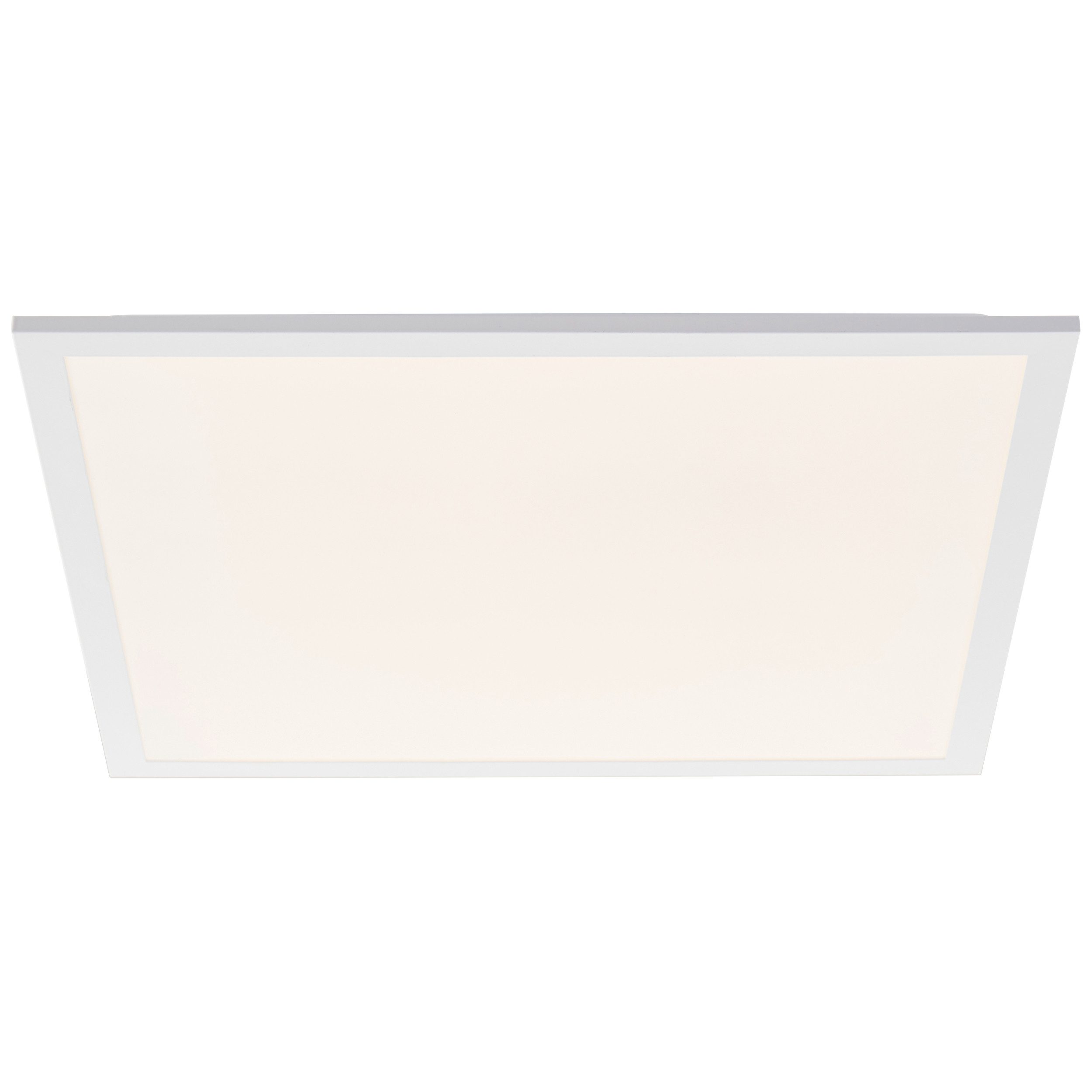 Brilliant Leuchten Led-plafondlamp Briston 45 x 45 cm, 2700 lm, 2700 k, aluminium, wit