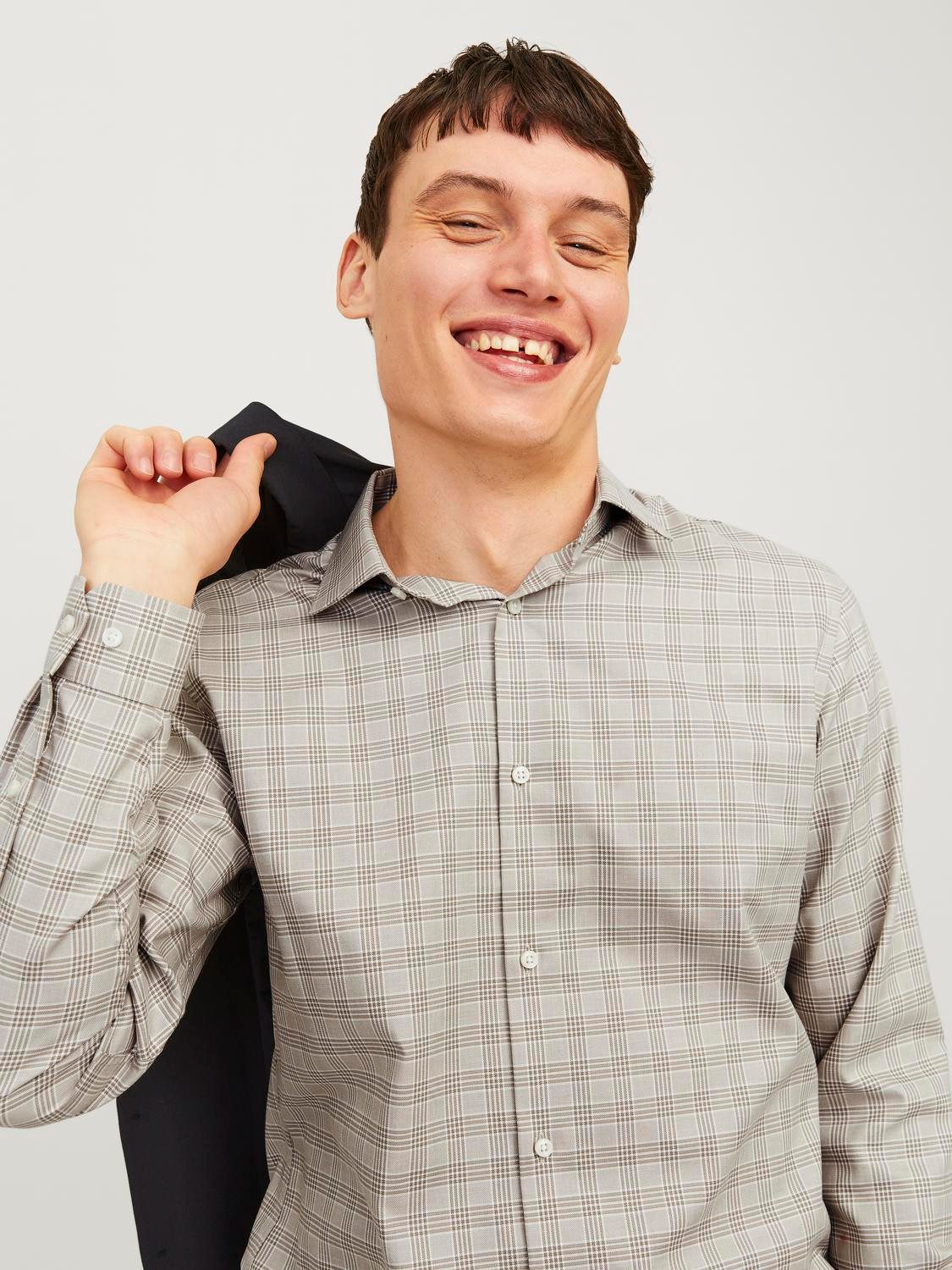 Jack & Jones Overhemd met lange mouwen JPRBLAPARKER CHECK L/S SHIRT SN