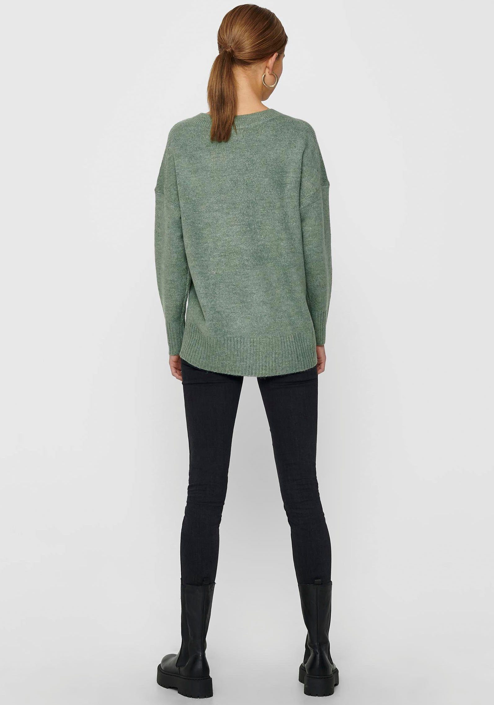 Only Trui met ronde hals ONLNANJING L/S PULLOVER KNT NOOS