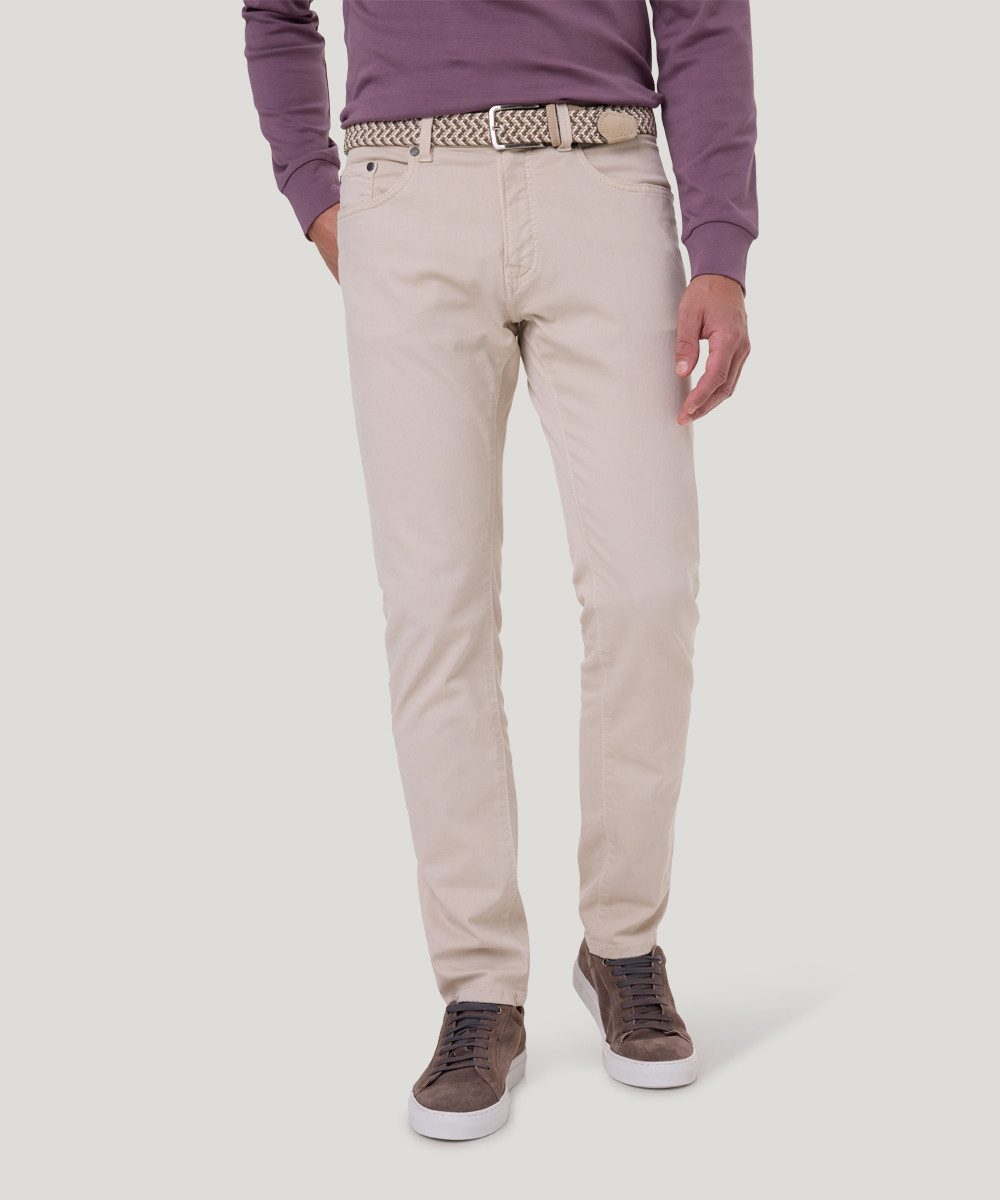 Pierre Cardin 5-pocket jeans PC-Lyon met omslagzoom heren heren spijkerbroek maat 32 bruin