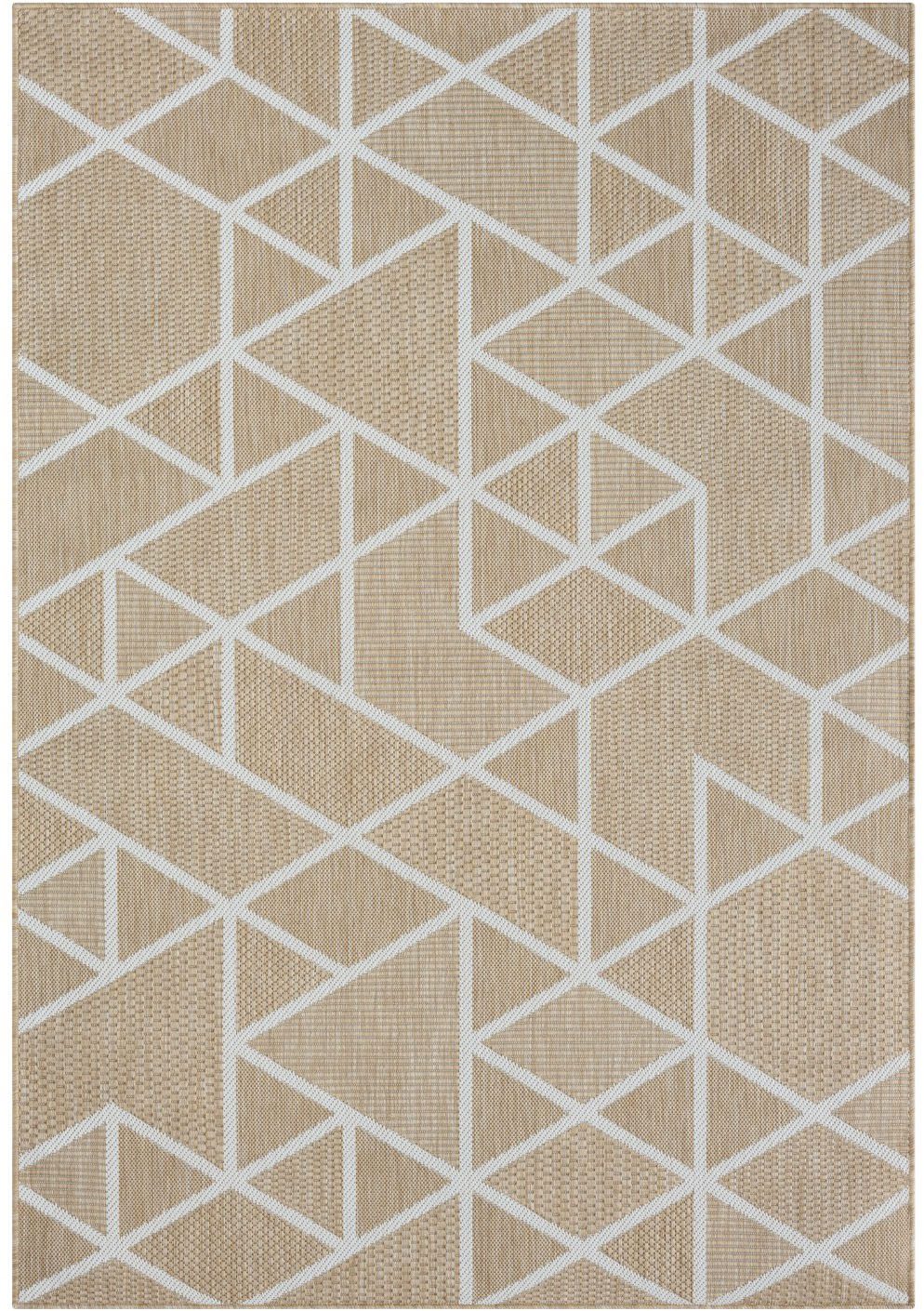 Myflair Möbel & Accessoires Vloerkleed Miller voorraadopruiming Omkeerbaar tapijt, modern ontwerp, geschikt voor buiten, balkon, terras