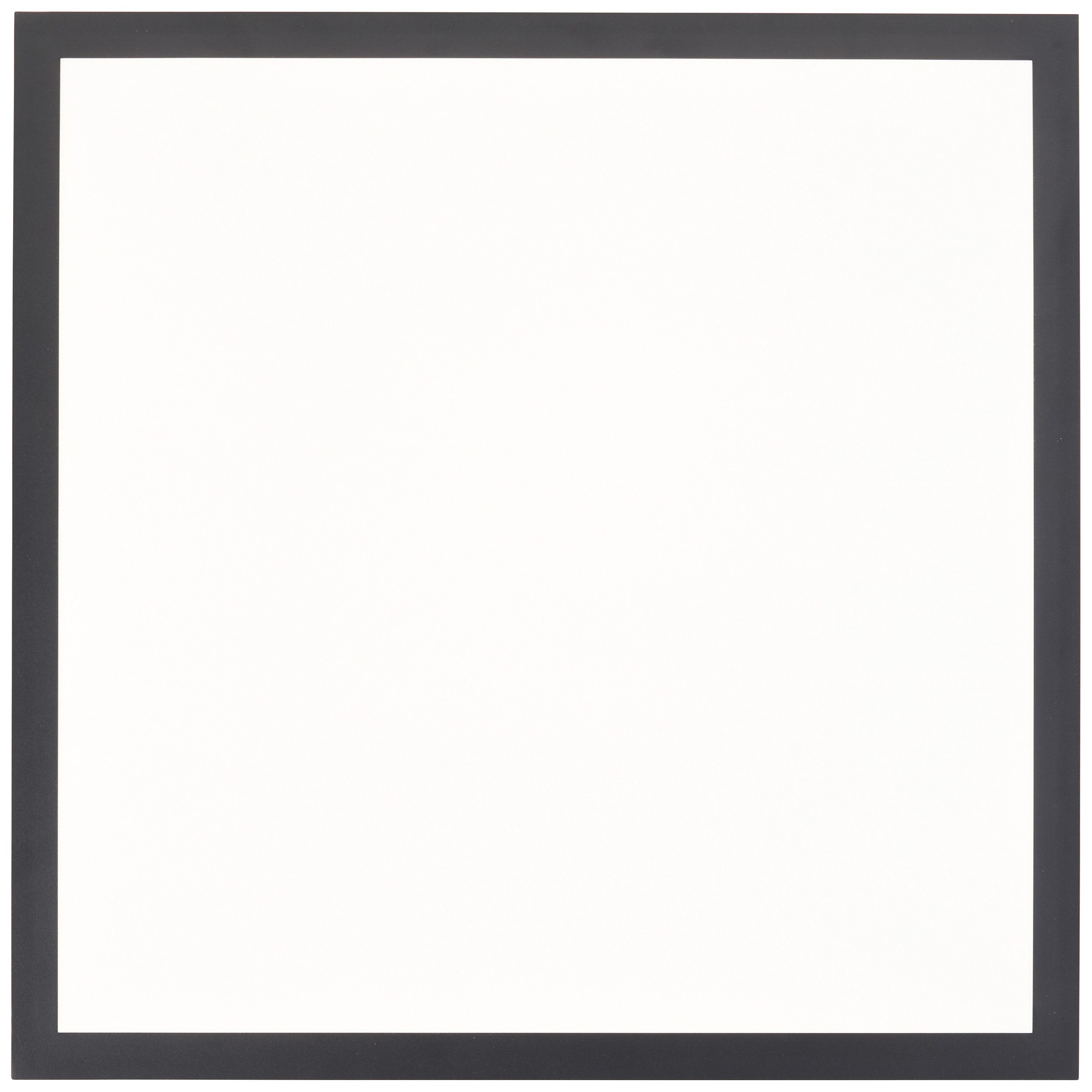 Brilliant Leuchten Led-plafondlamp Briston Opbouw LED paneel, 45 x 45 cm, 2800 lm, 4000 K, aluminium (1 stuk)