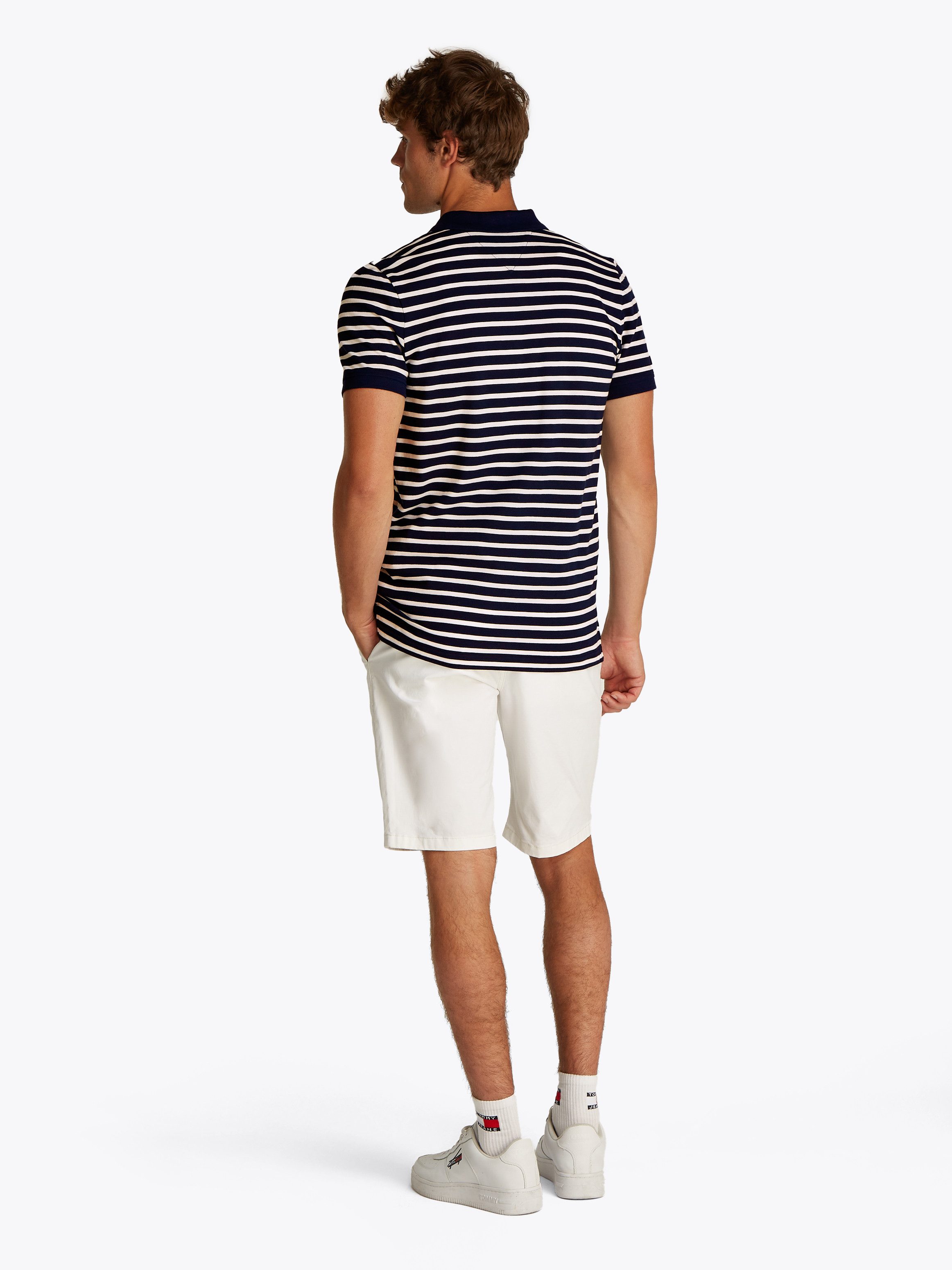 TOMMY JEANS Poloshirt TJM SLIM PLACKET POLO EXT