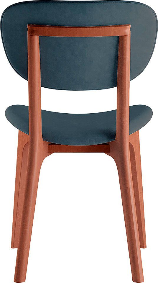 INOSIGN Stoel COZY Made in Italy Frame in beuken, kersen- of notenhout, massief hout, designstoel (set, 2 stuks)