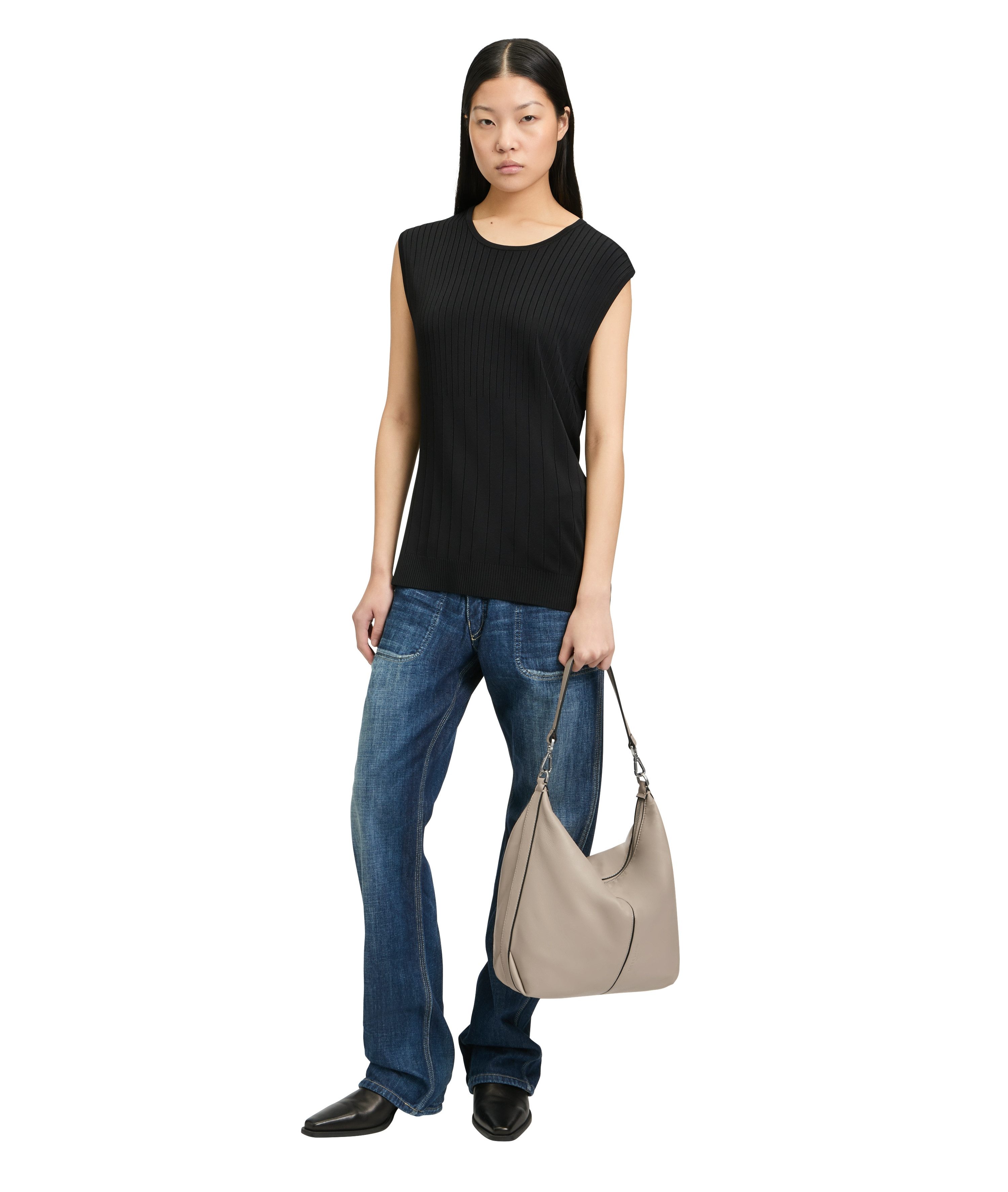 Liebeskind Berlin Hobo-tas Hobo M PARIS SHEEP NATURAL